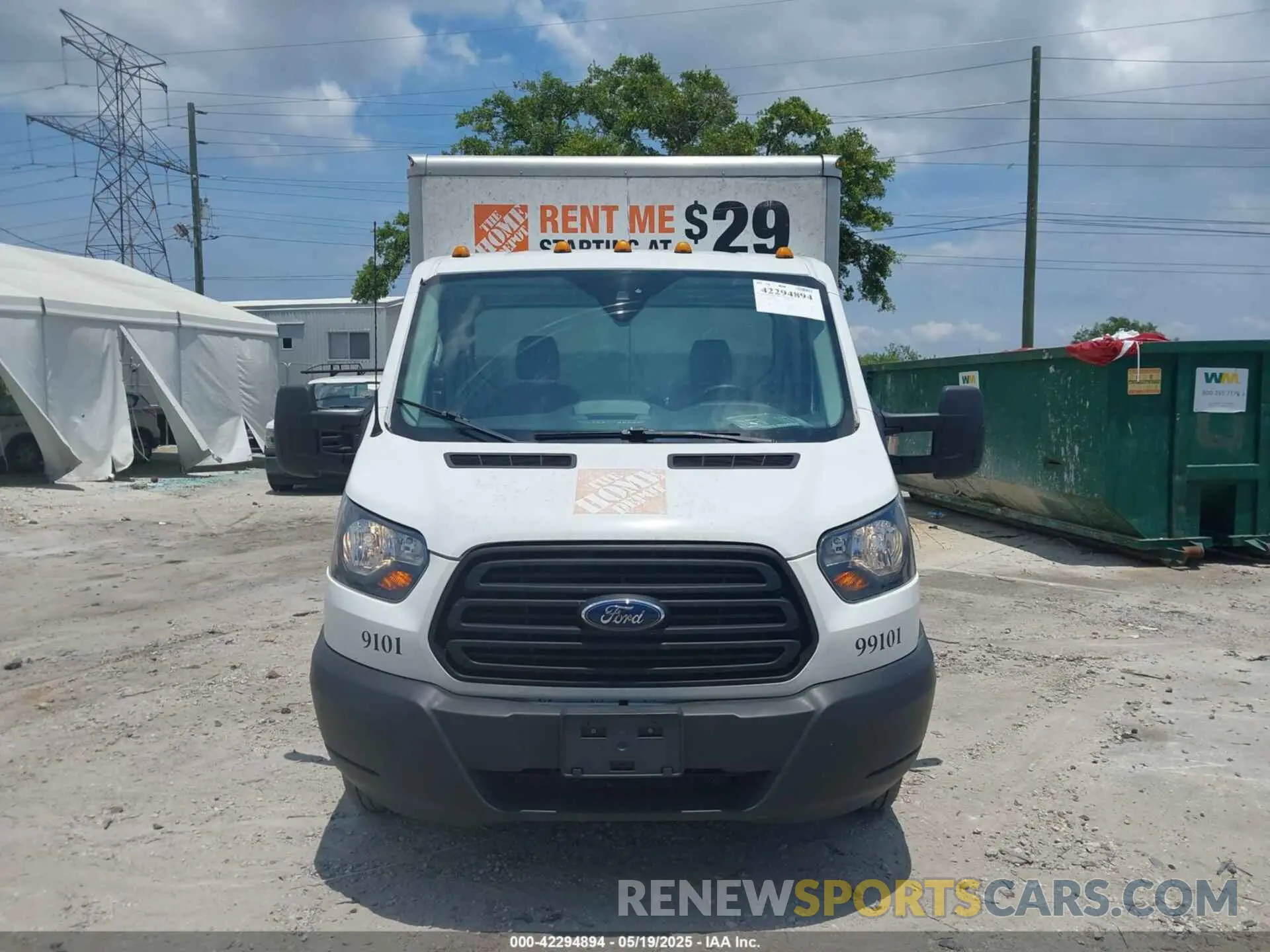 12 Фотография поврежденного автомобиля 1FDBF8ZM6KKA67975 FORD TRANSIT-350 CAB 2019