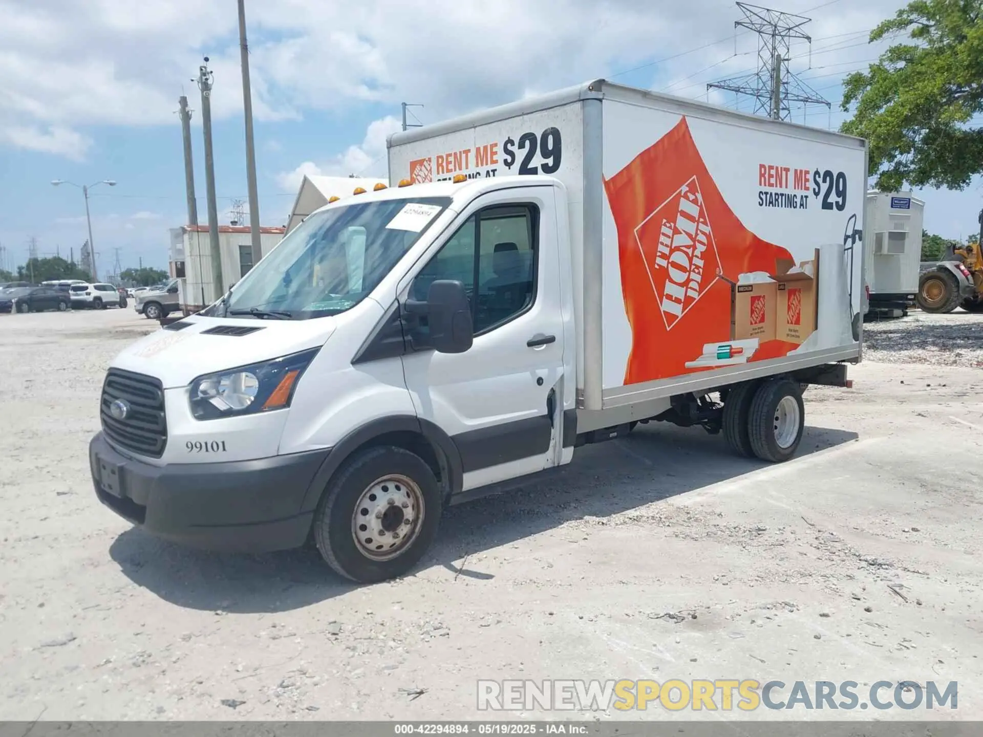 2 Фотография поврежденного автомобиля 1FDBF8ZM6KKA67975 FORD TRANSIT-350 CAB 2019
