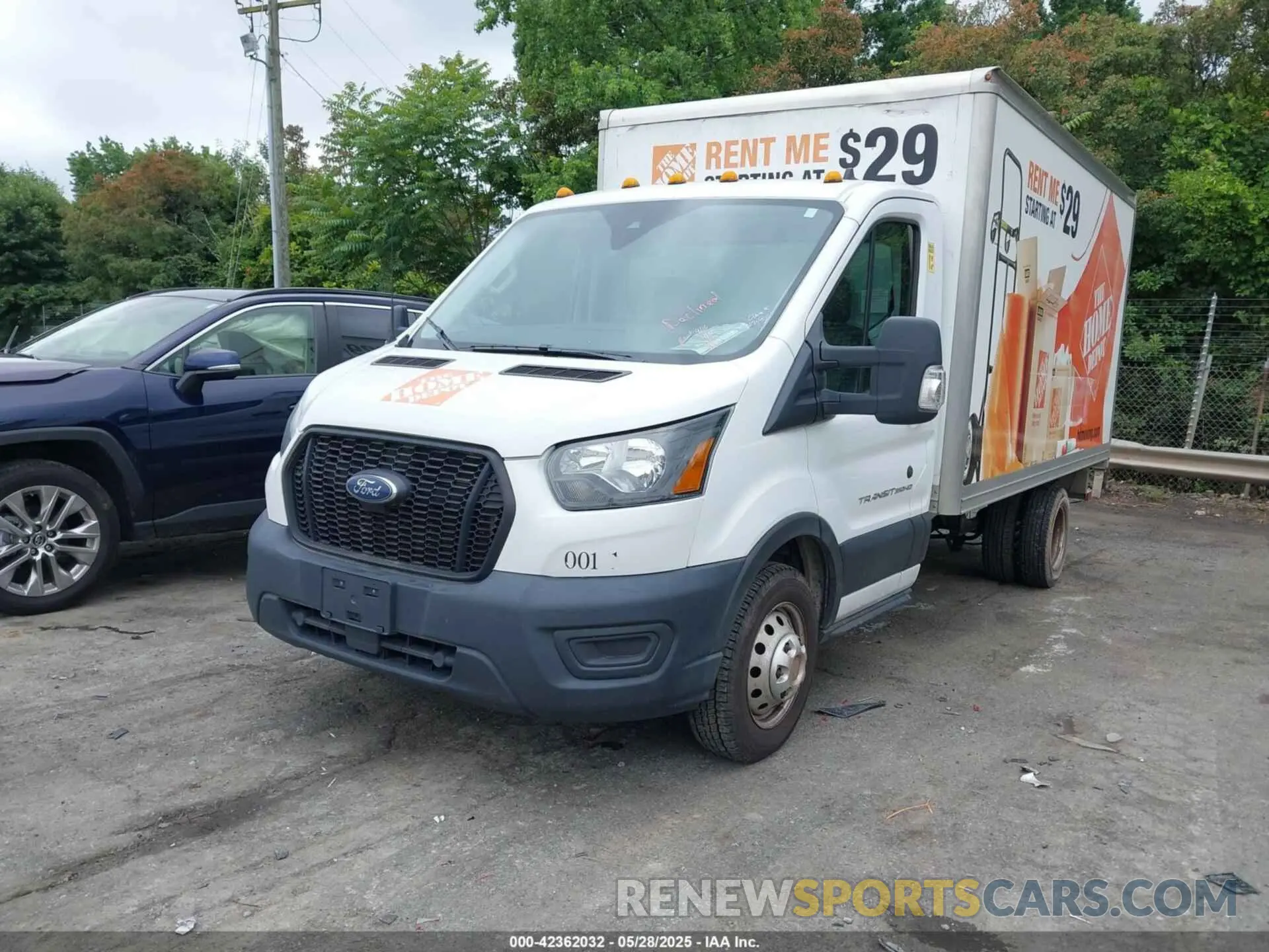 2 Photograph of a damaged car 1FDBF6Z80LKA32244 FORD TRANSIT-350 CAB 2020