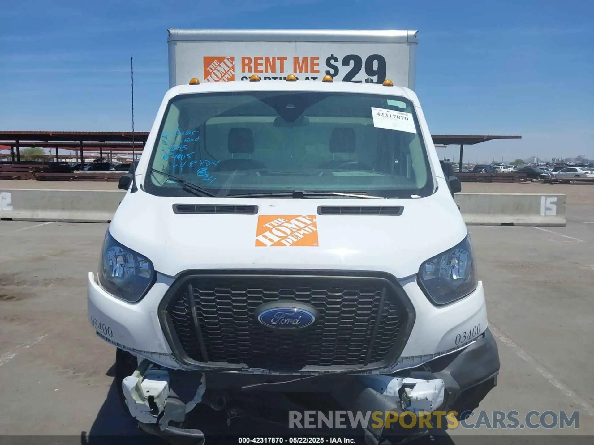 12 Photograph of a damaged car 1FDBF6ZGXPKA14105 FORD TRANSIT-350 CAB 2023