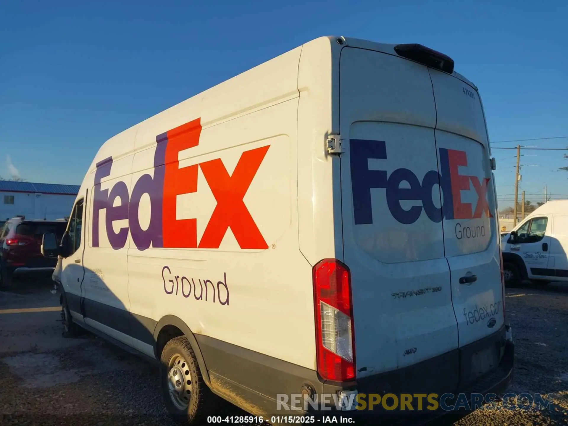 3 Фотография поврежденного автомобиля 1FTBW3U81LKB34081 FORD TRANSIT-350 CARGO VAN 2020