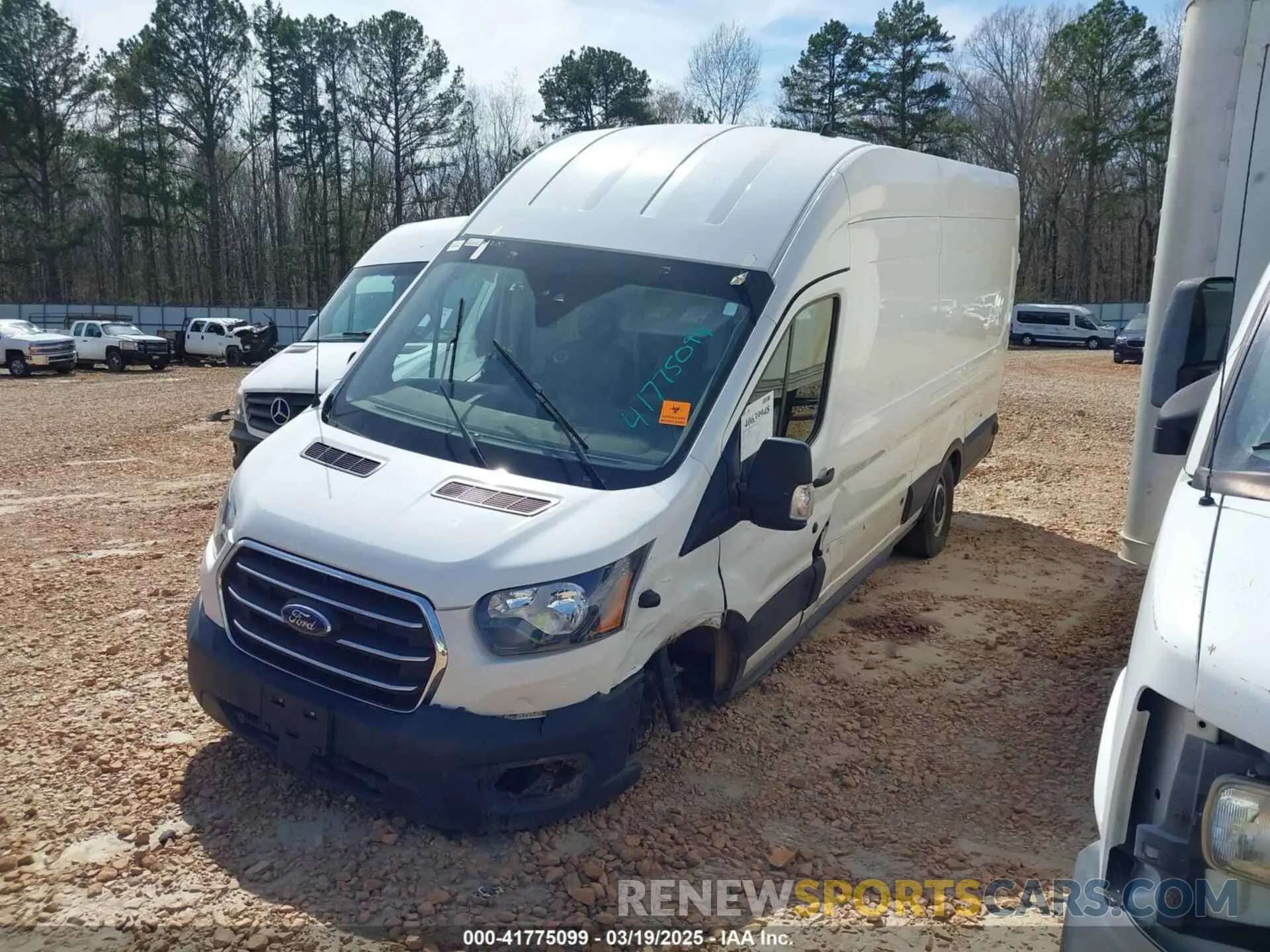 2 Photograph of a damaged car 1FTBW3X84LKA45648 FORD TRANSIT-350 CARGO VAN 2020
