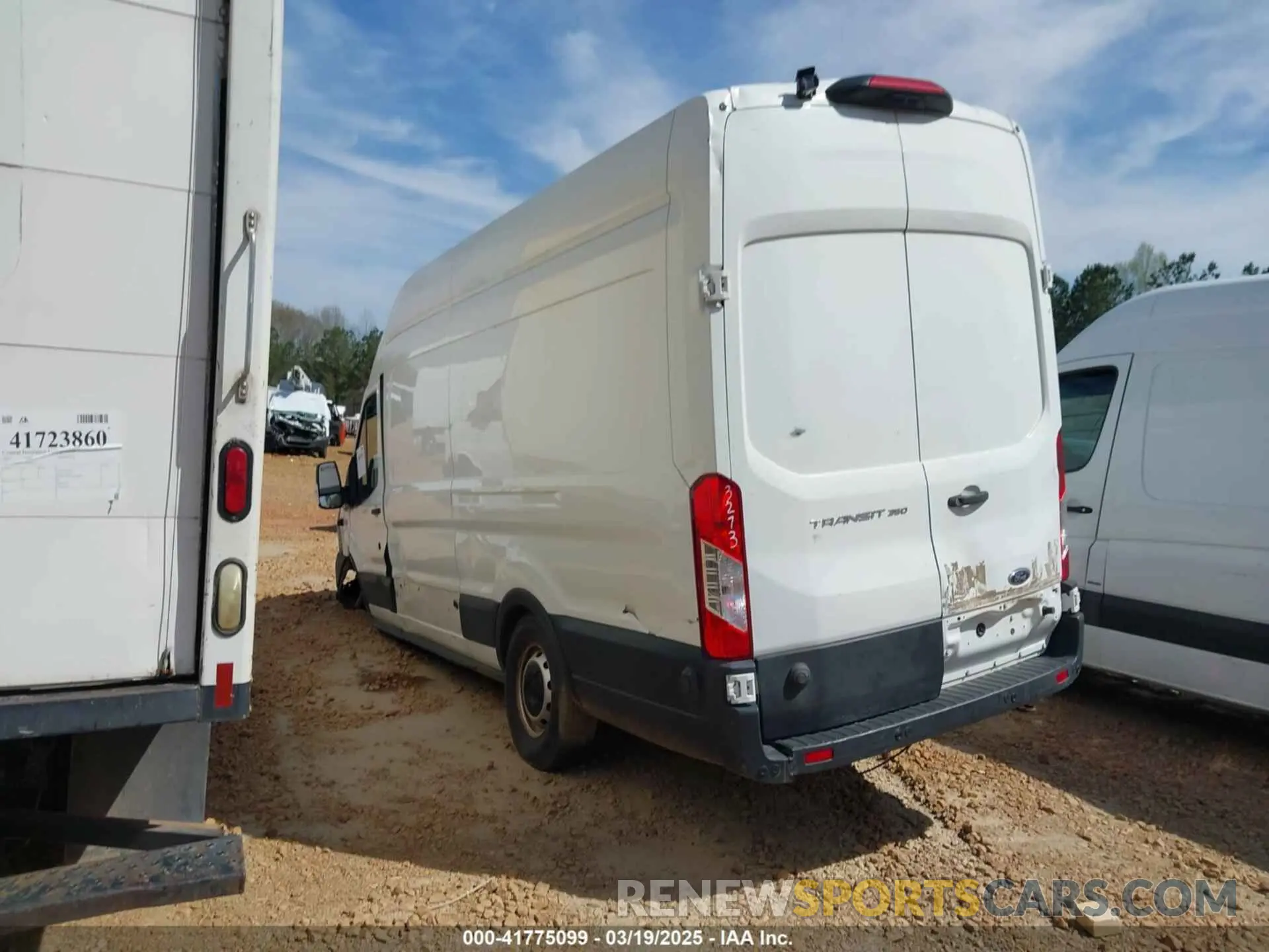 3 Photograph of a damaged car 1FTBW3X84LKA45648 FORD TRANSIT-350 CARGO VAN 2020