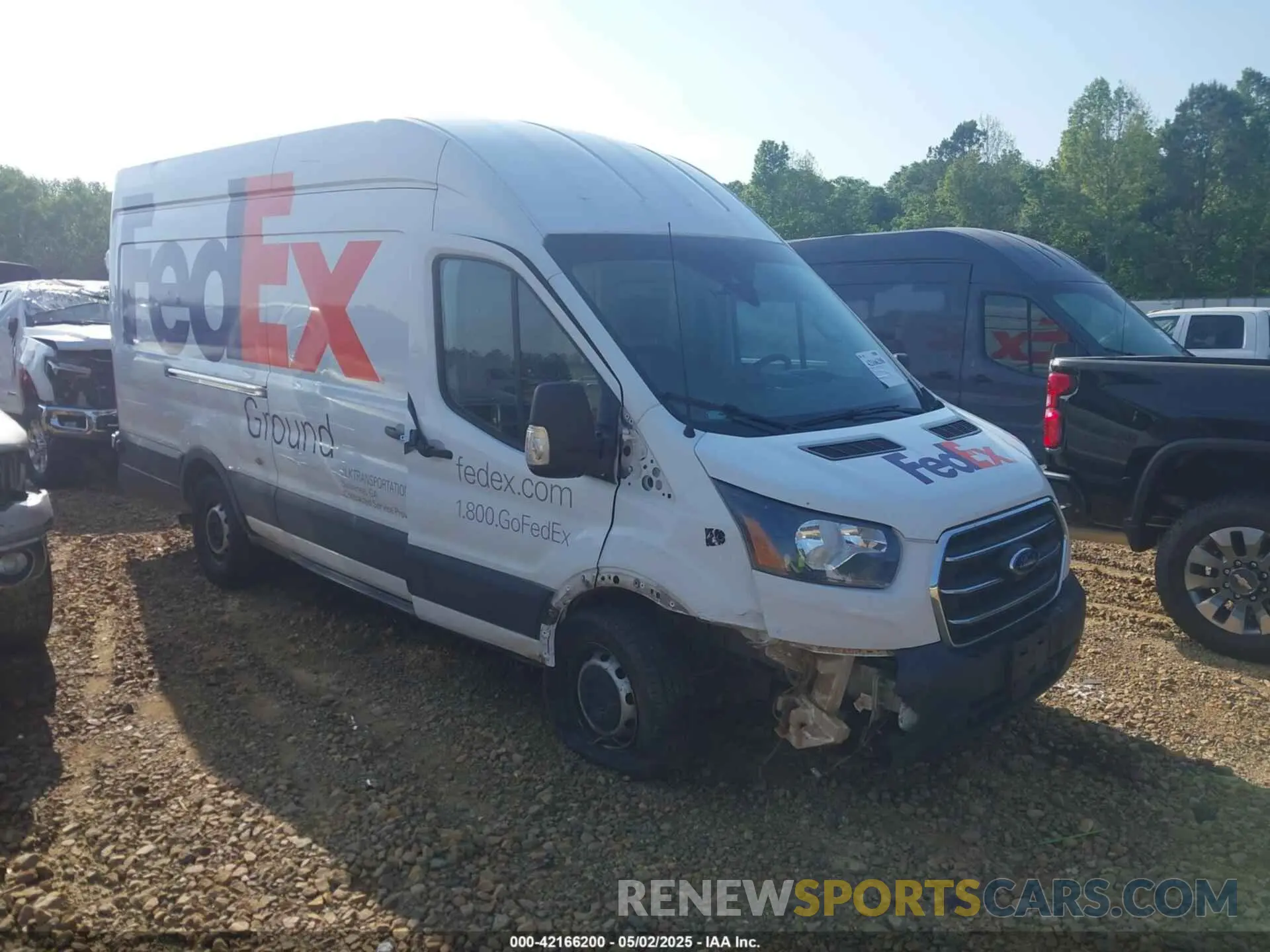 1 Photograph of a damaged car 1FTBW3X85LKA45660 FORD TRANSIT-350 CARGO VAN 2020