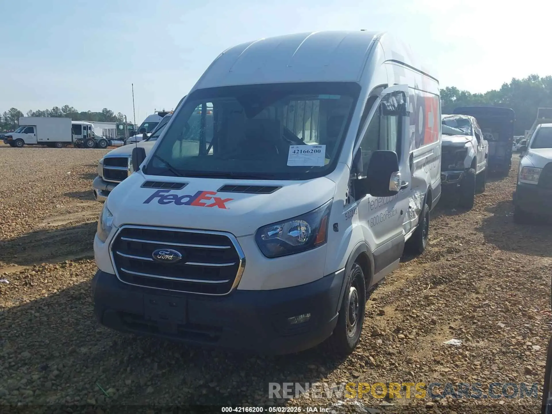 2 Photograph of a damaged car 1FTBW3X85LKA45660 FORD TRANSIT-350 CARGO VAN 2020