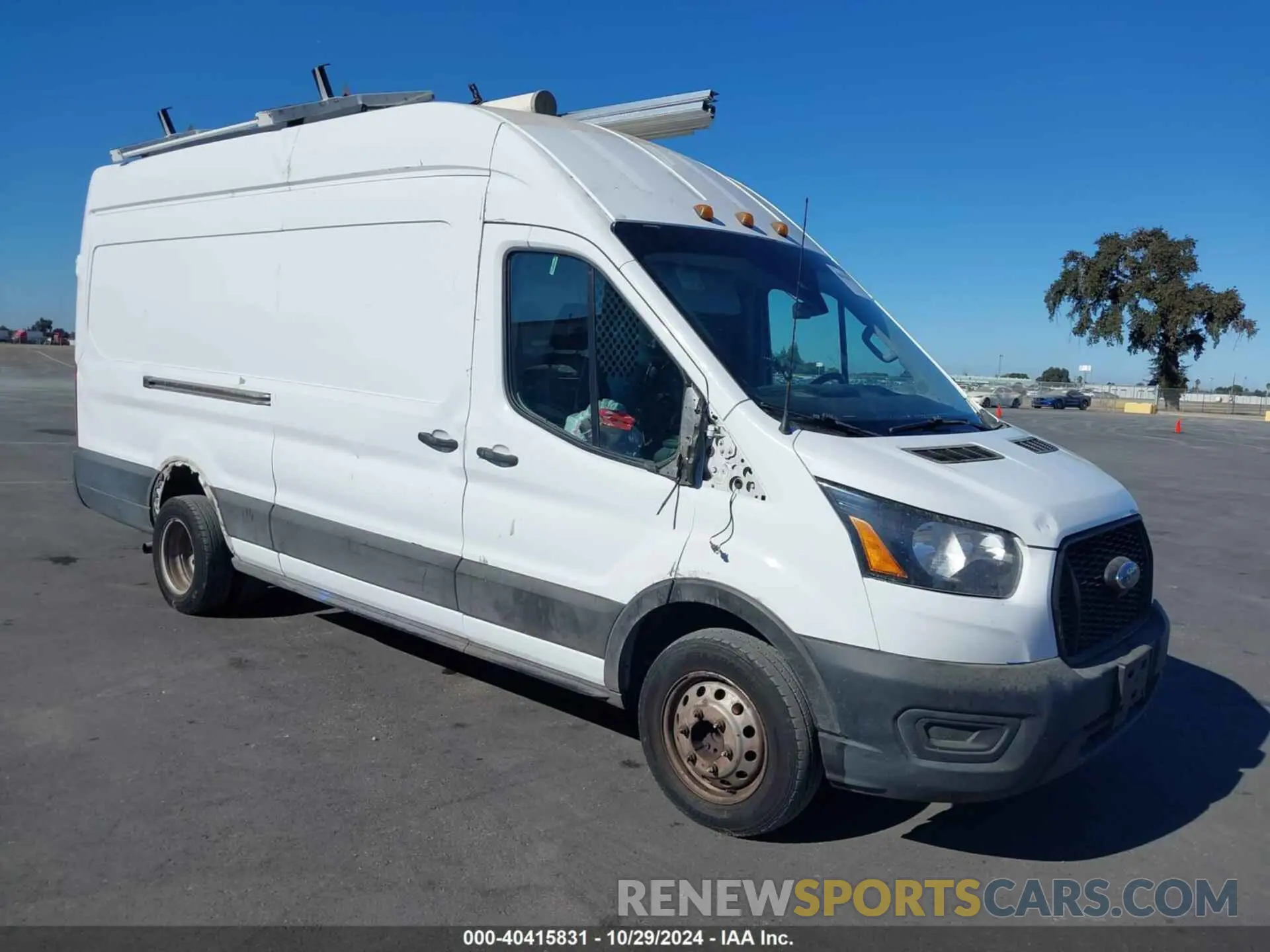 1 Photograph of a damaged car 1FTBF4X82MKA74167 FORD TRANSIT-350 CARGO VAN 2021