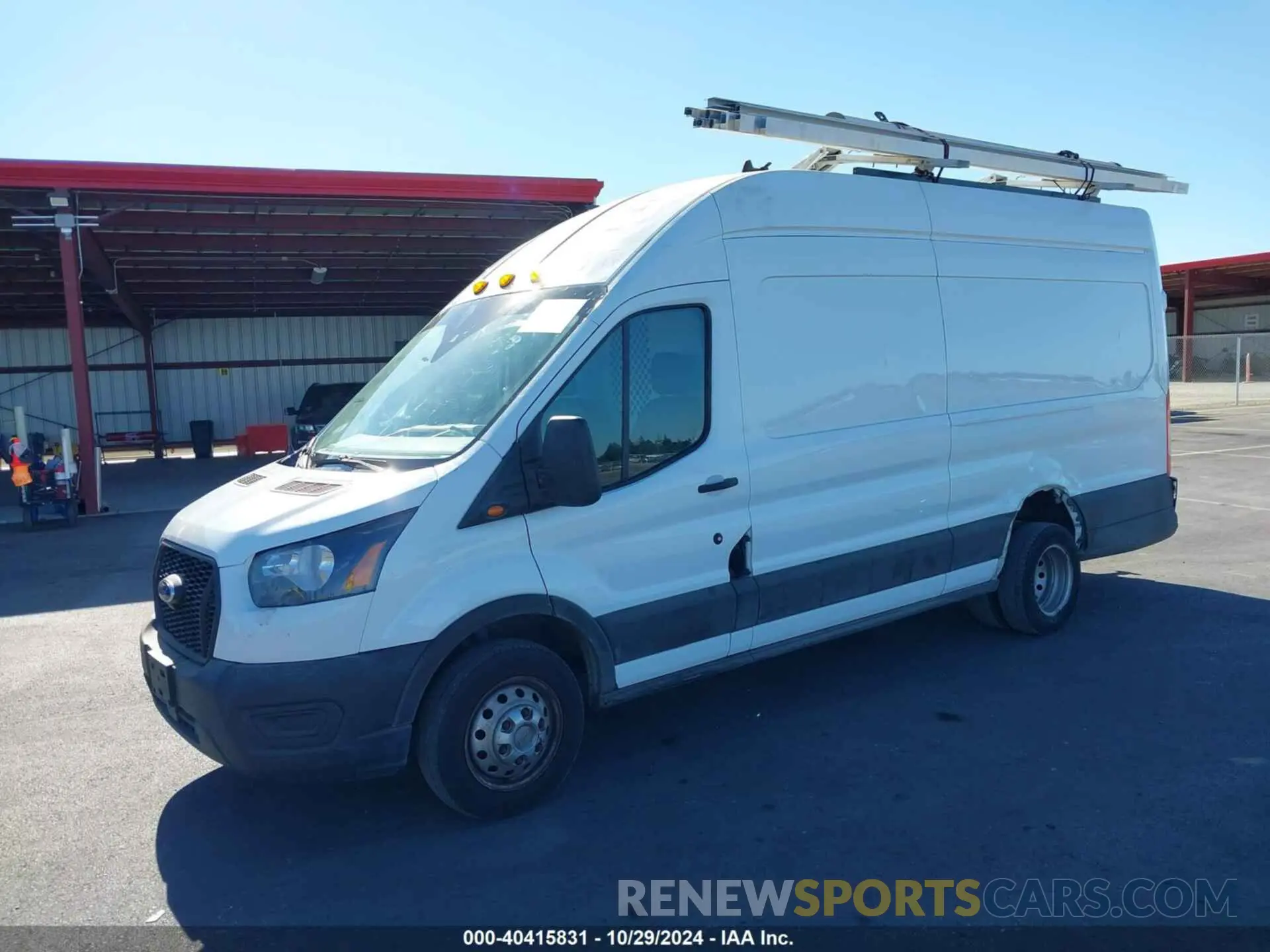 2 Photograph of a damaged car 1FTBF4X82MKA74167 FORD TRANSIT-350 CARGO VAN 2021