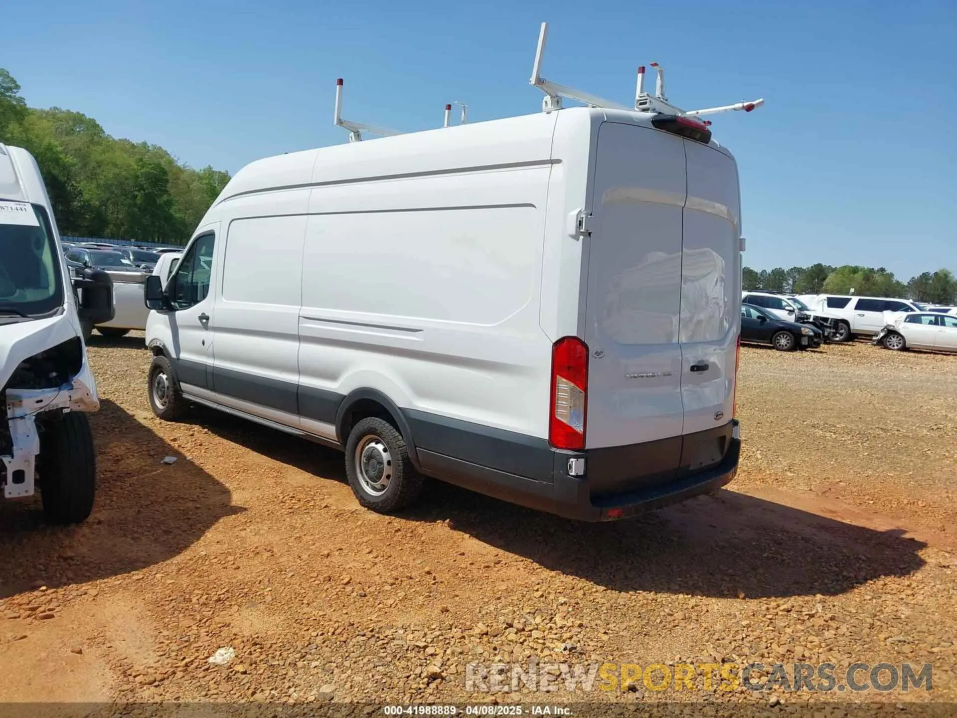 3 Photograph of a damaged car 1FTBW3X88MKA42155 FORD TRANSIT-350 CARGO VAN 2021