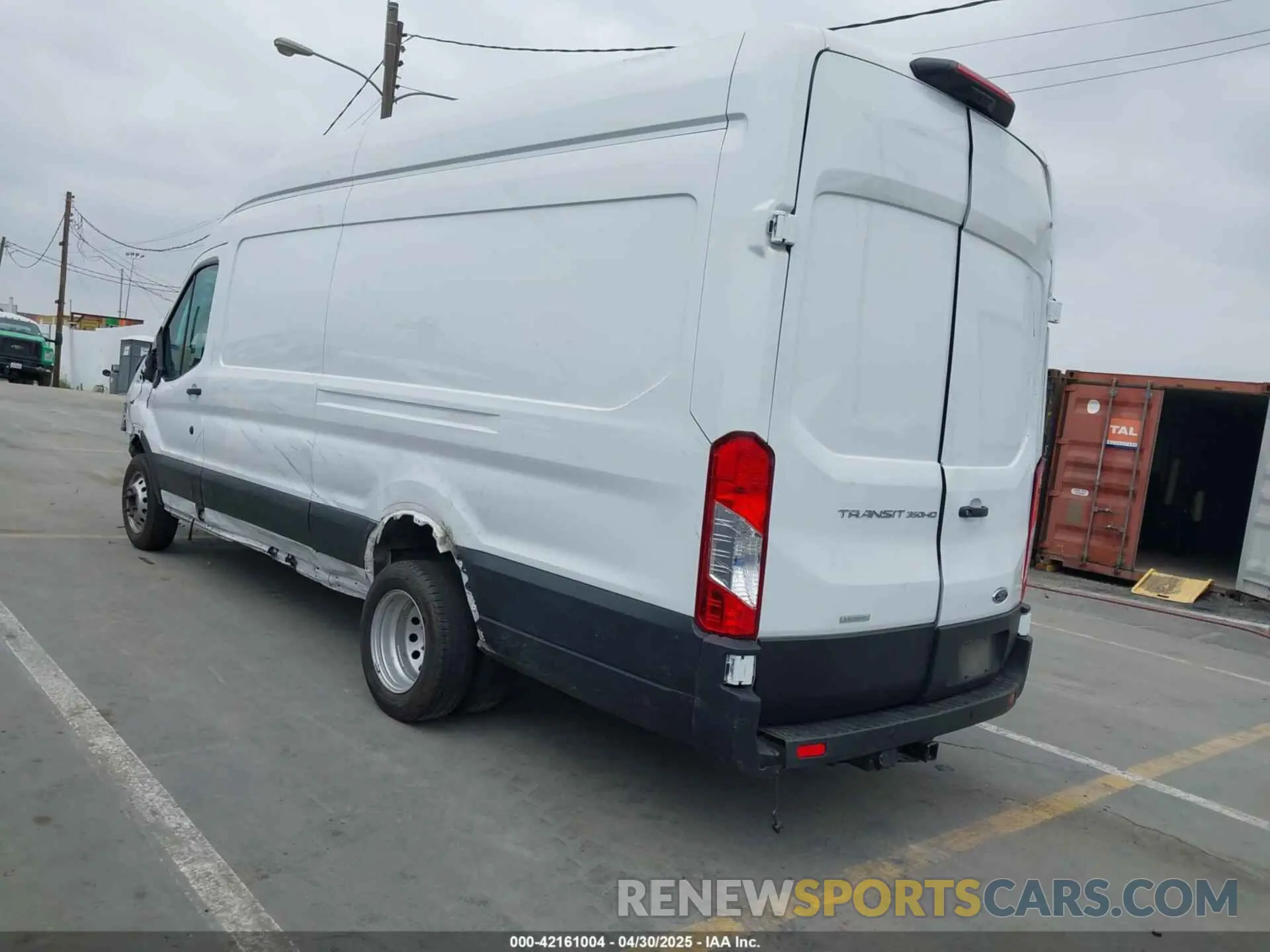 3 Photograph of a damaged car 1FTBF4XG3NKA44975 FORD TRANSIT-350 CARGO VAN 2022