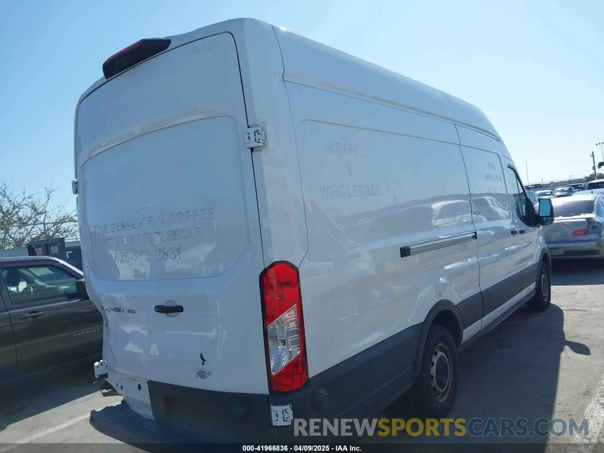 4 Фотография поврежденного автомобиля 1FTBW3X83NKA36099 FORD TRANSIT-350 CARGO VAN 2022