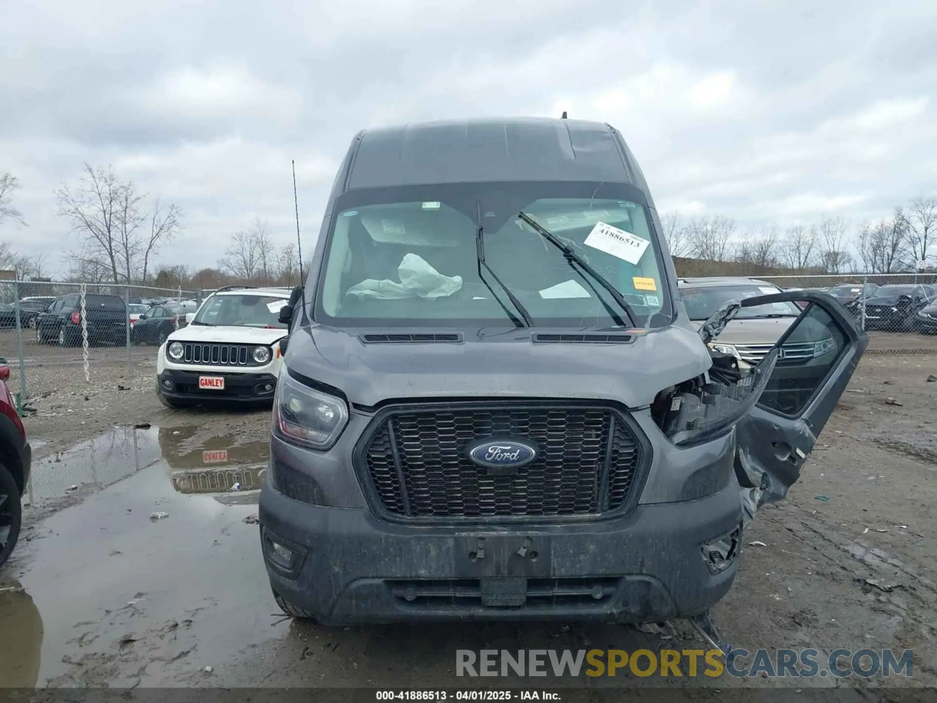 11 Фотография поврежденного автомобиля 1FTBW3X86PKC01923 FORD TRANSIT-350 CARGO VAN 2023