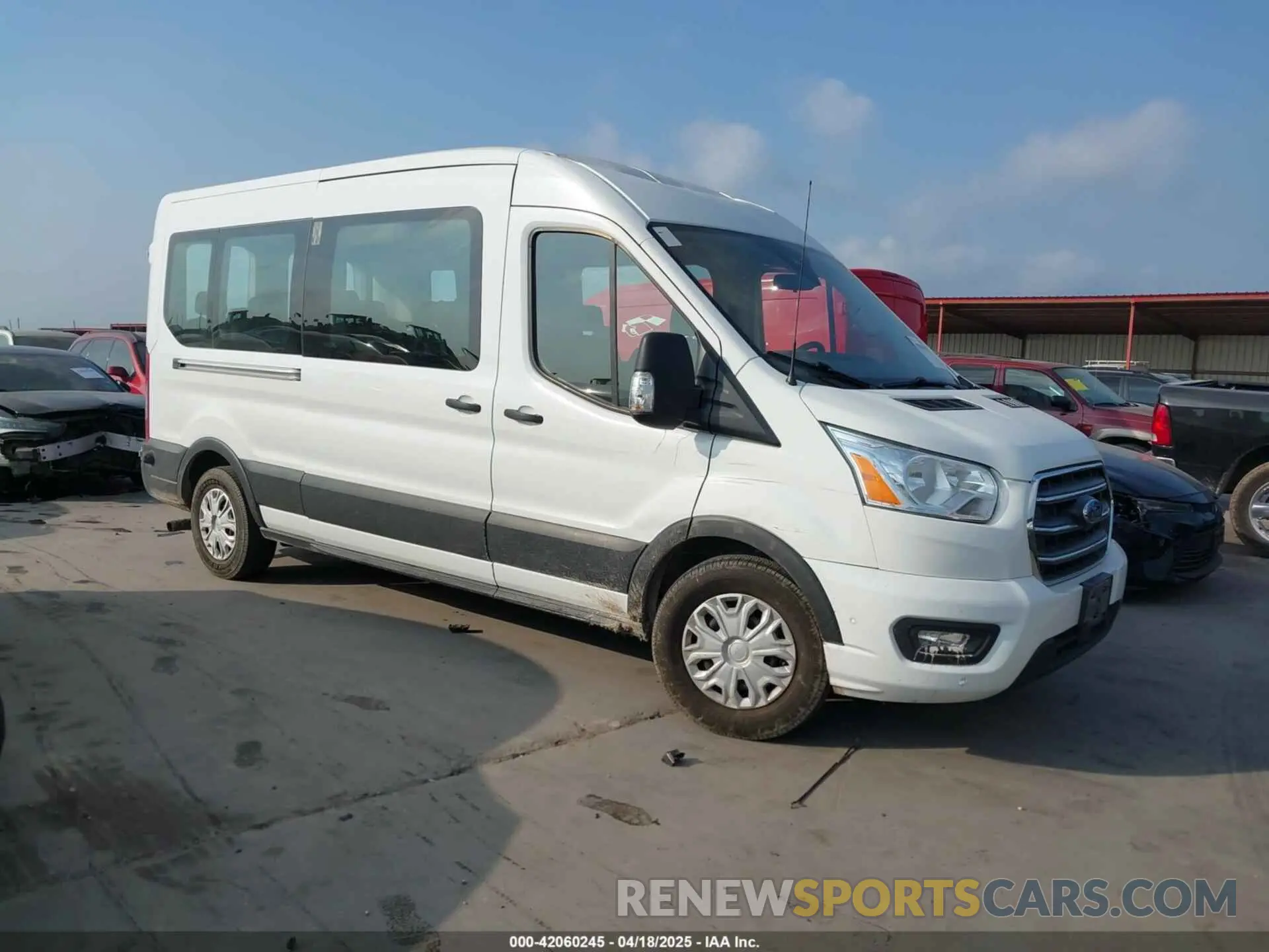 13 Photograph of a damaged car 1FBAX2C81LKA42607 FORD TRANSIT-350 PASSENGER VAN 2020