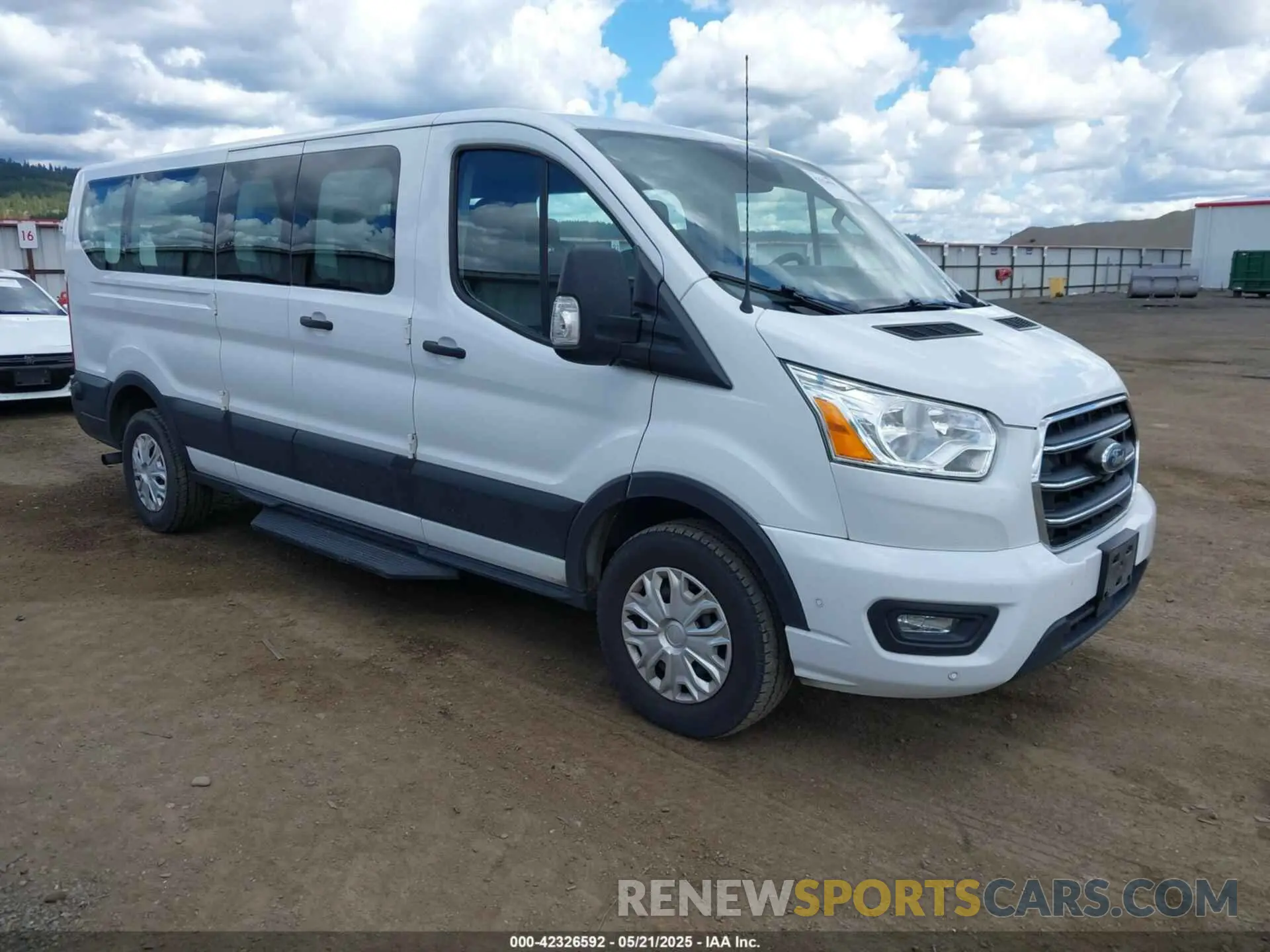 1 Photograph of a damaged car 1FBAX2Y81LKA24519 FORD TRANSIT-350 PASSENGER VAN 2020
