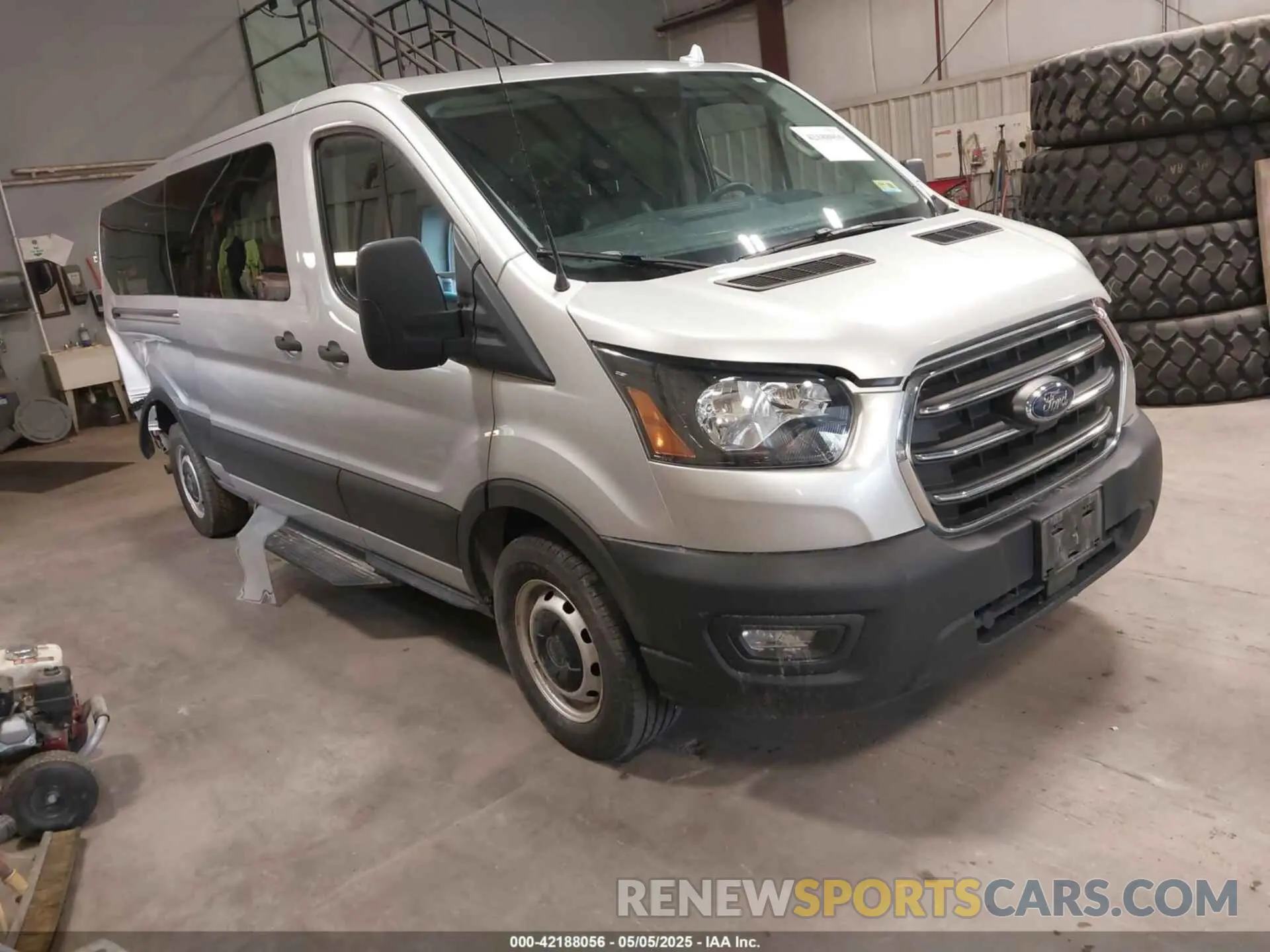 1 Photograph of a damaged car 1FBAX2Y87LKB00485 FORD TRANSIT-350 PASSENGER VAN 2020