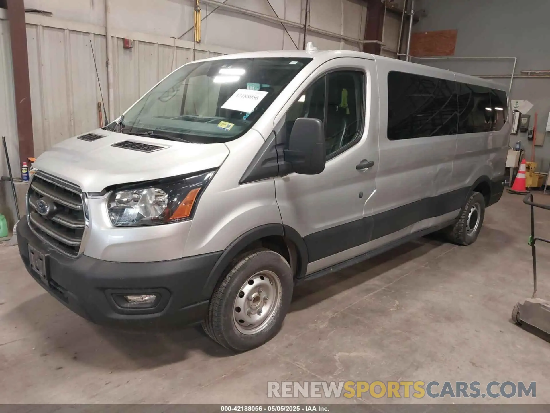 2 Photograph of a damaged car 1FBAX2Y87LKB00485 FORD TRANSIT-350 PASSENGER VAN 2020