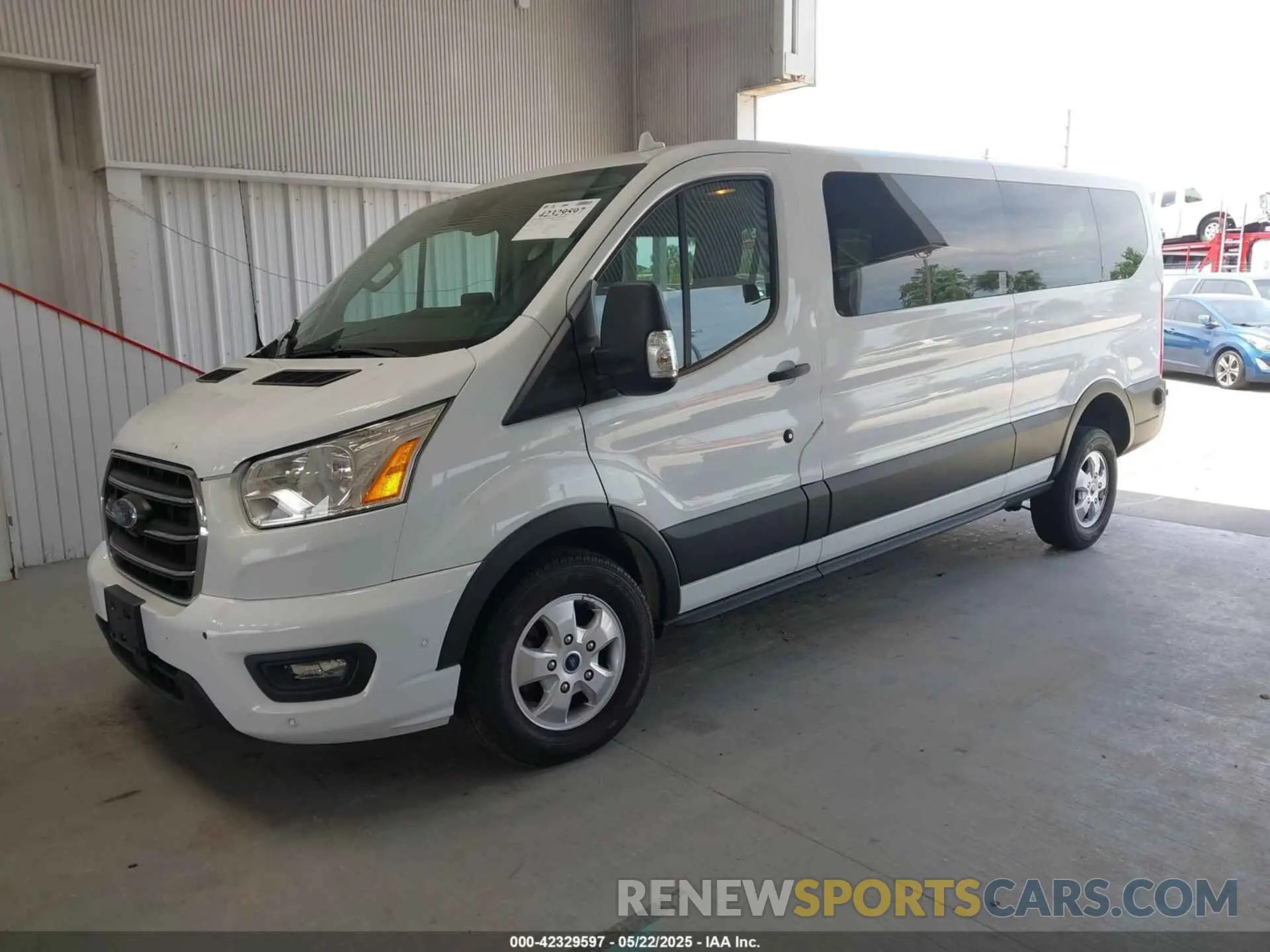 2 Фотография поврежденного автомобиля 1FBAX2Y88LKA32505 FORD TRANSIT-350 PASSENGER VAN 2020