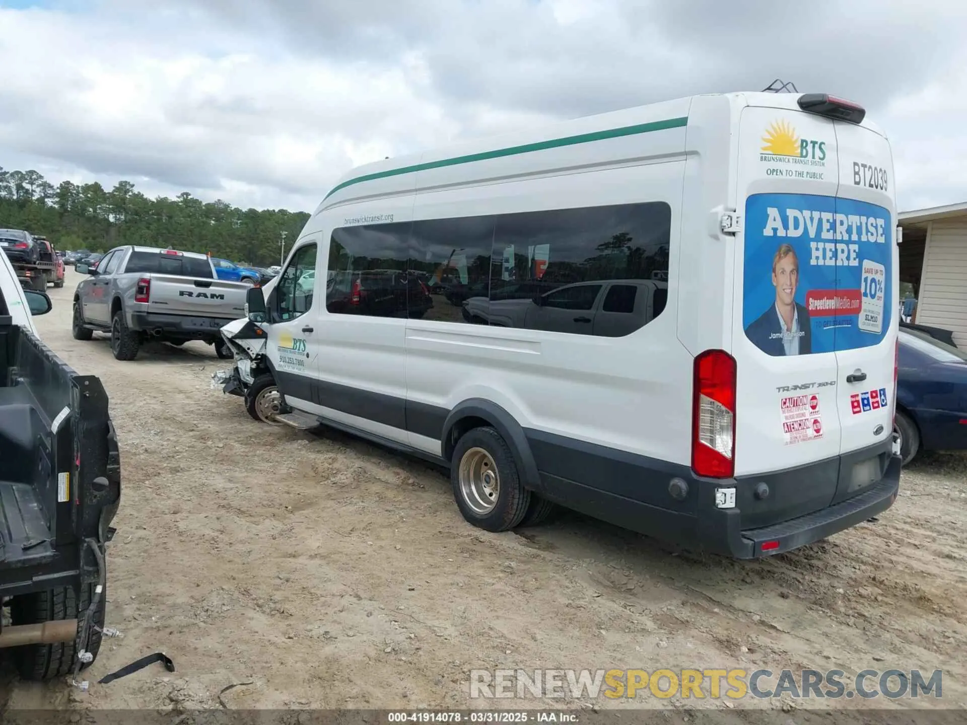 3 Photograph of a damaged car 1FDVU4X82LKA02186 FORD TRANSIT-350 PASSENGER VAN 2020