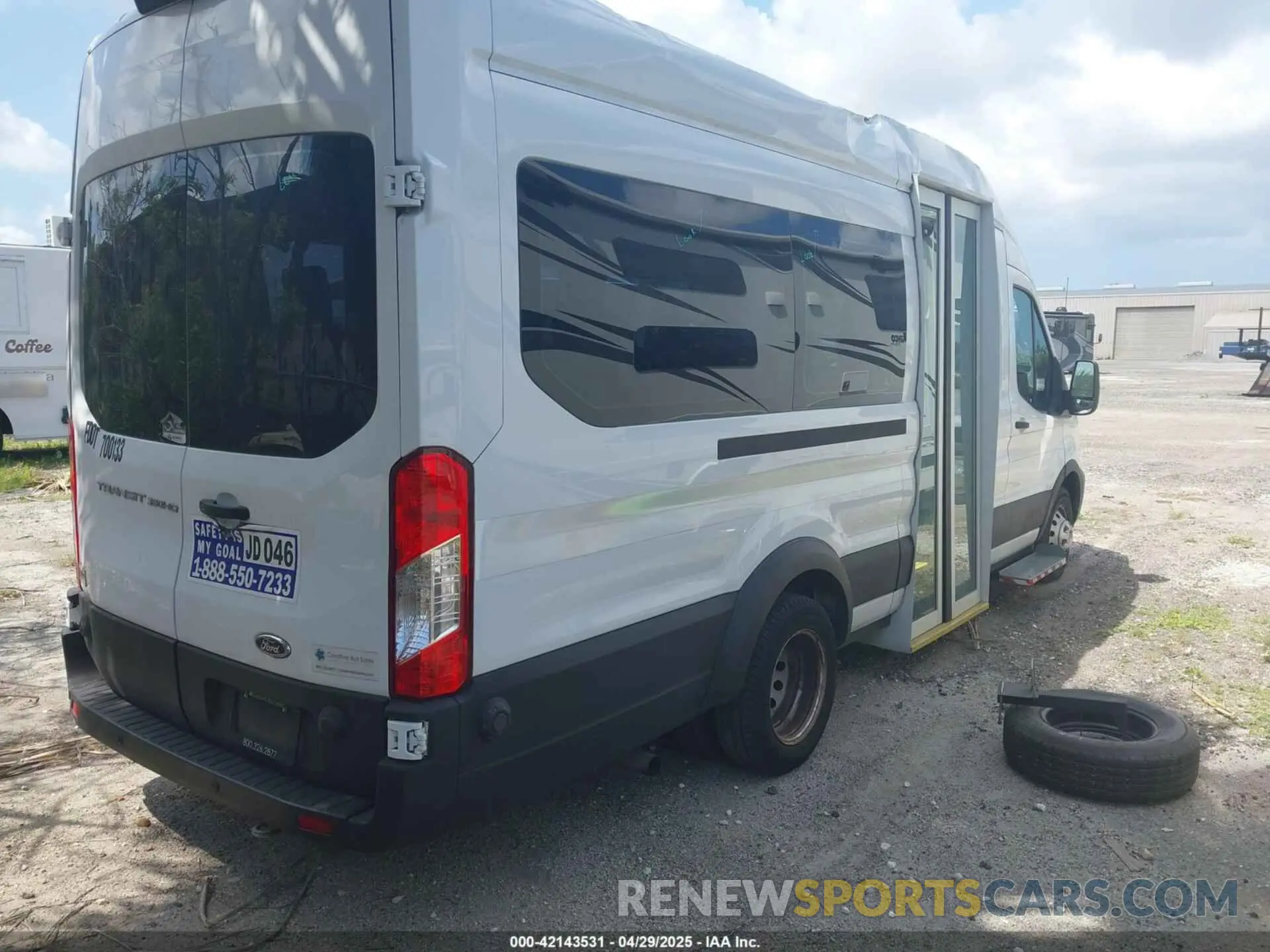 4 Фотография поврежденного автомобиля 1FDVU4X8XLKB61876 FORD TRANSIT-350 PASSENGER VAN 2020