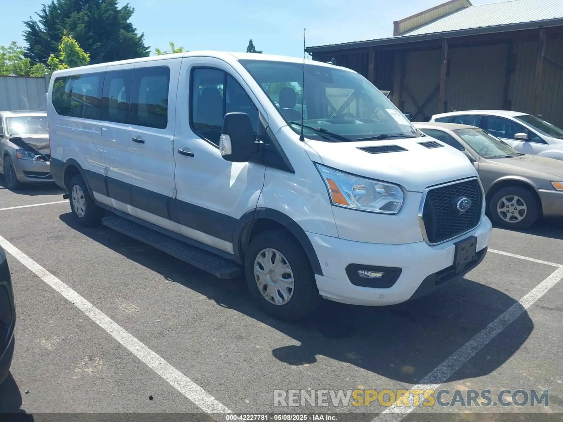 1 Photograph of a damaged car 1FBAX2Y81MKA64794 FORD TRANSIT-350 PASSENGER VAN 2021