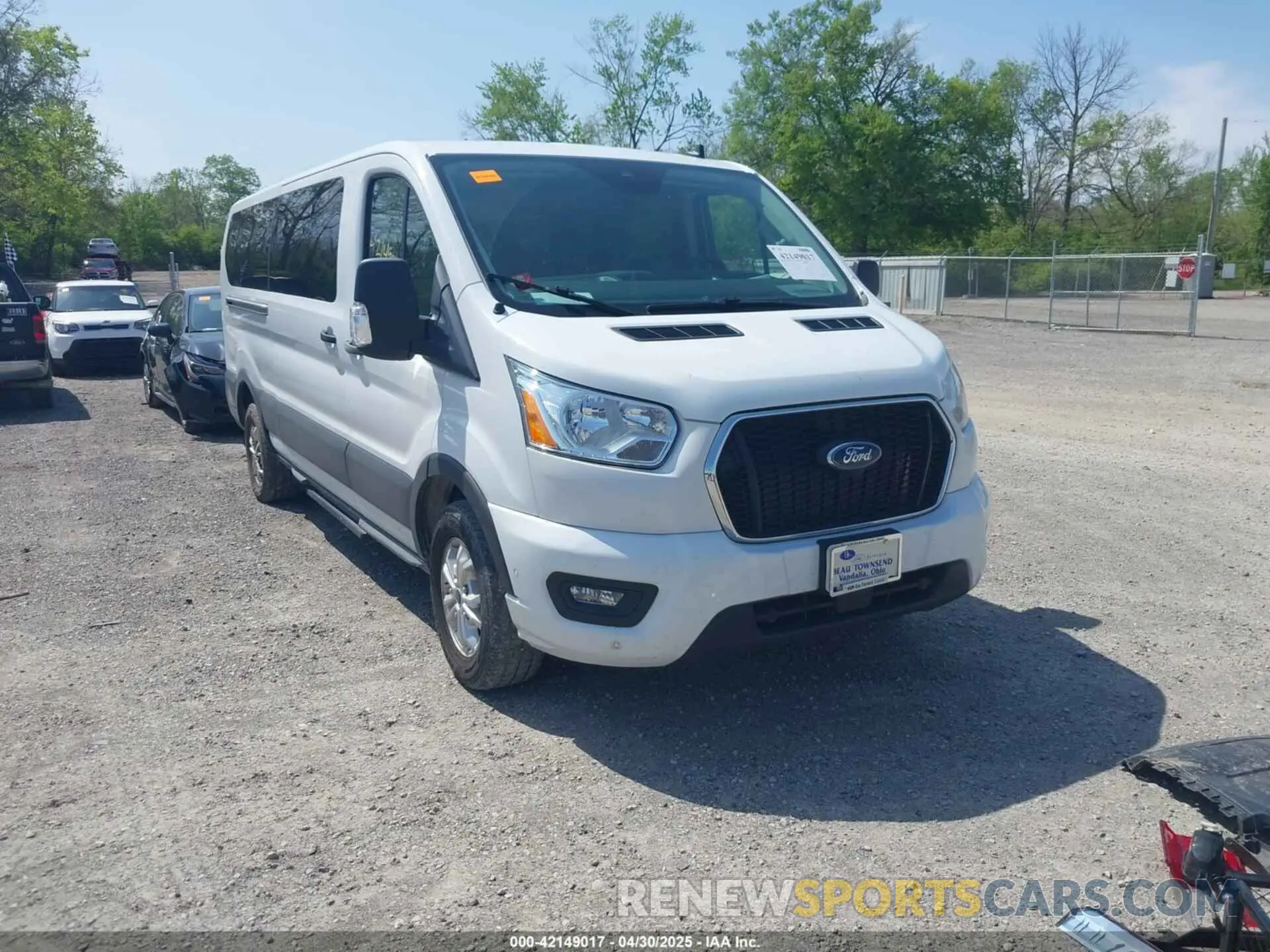 1 Photograph of a damaged car 1FBAX2Y84MKA14973 FORD TRANSIT-350 PASSENGER VAN 2021