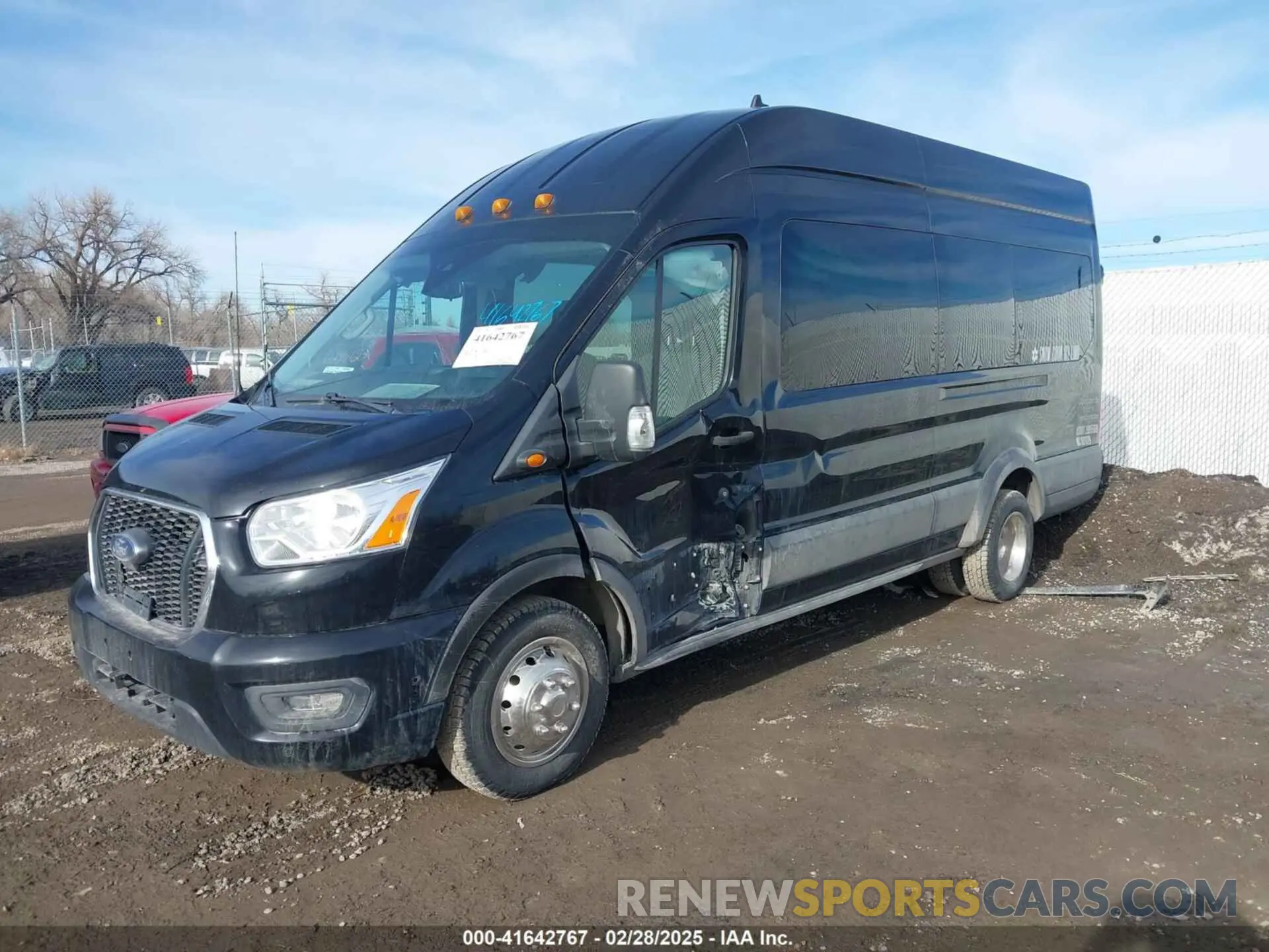 2 Фотография поврежденного автомобиля 1FBVU4X8XMKA33308 FORD TRANSIT-350 PASSENGER VAN 2021