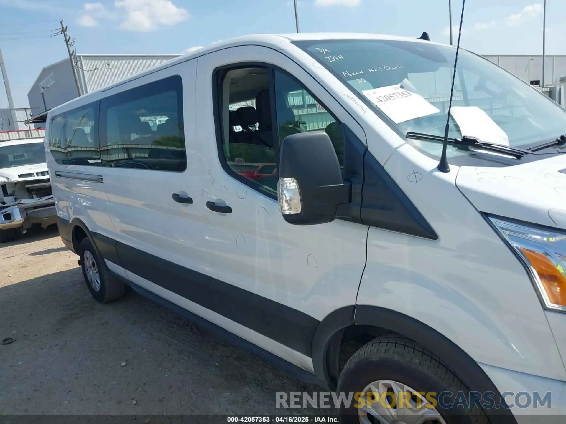 13 Photograph of a damaged car 1FBAX2Y82NKA44247 FORD TRANSIT-350 PASSENGER VAN 2022