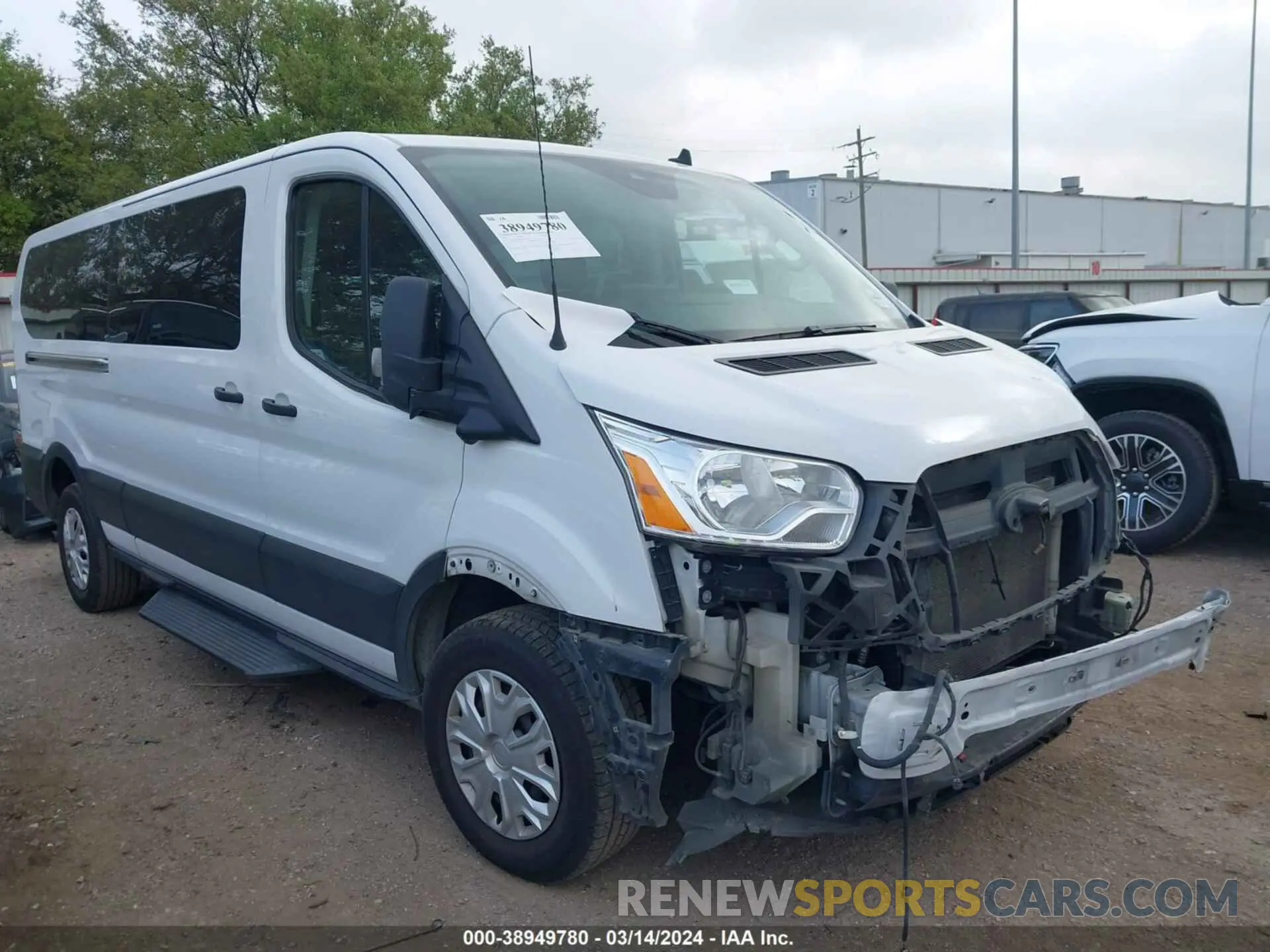 1 Photograph of a damaged car 1FBAX2Y86NKA79079 FORD TRANSIT-350 PASSENGER VAN 2022