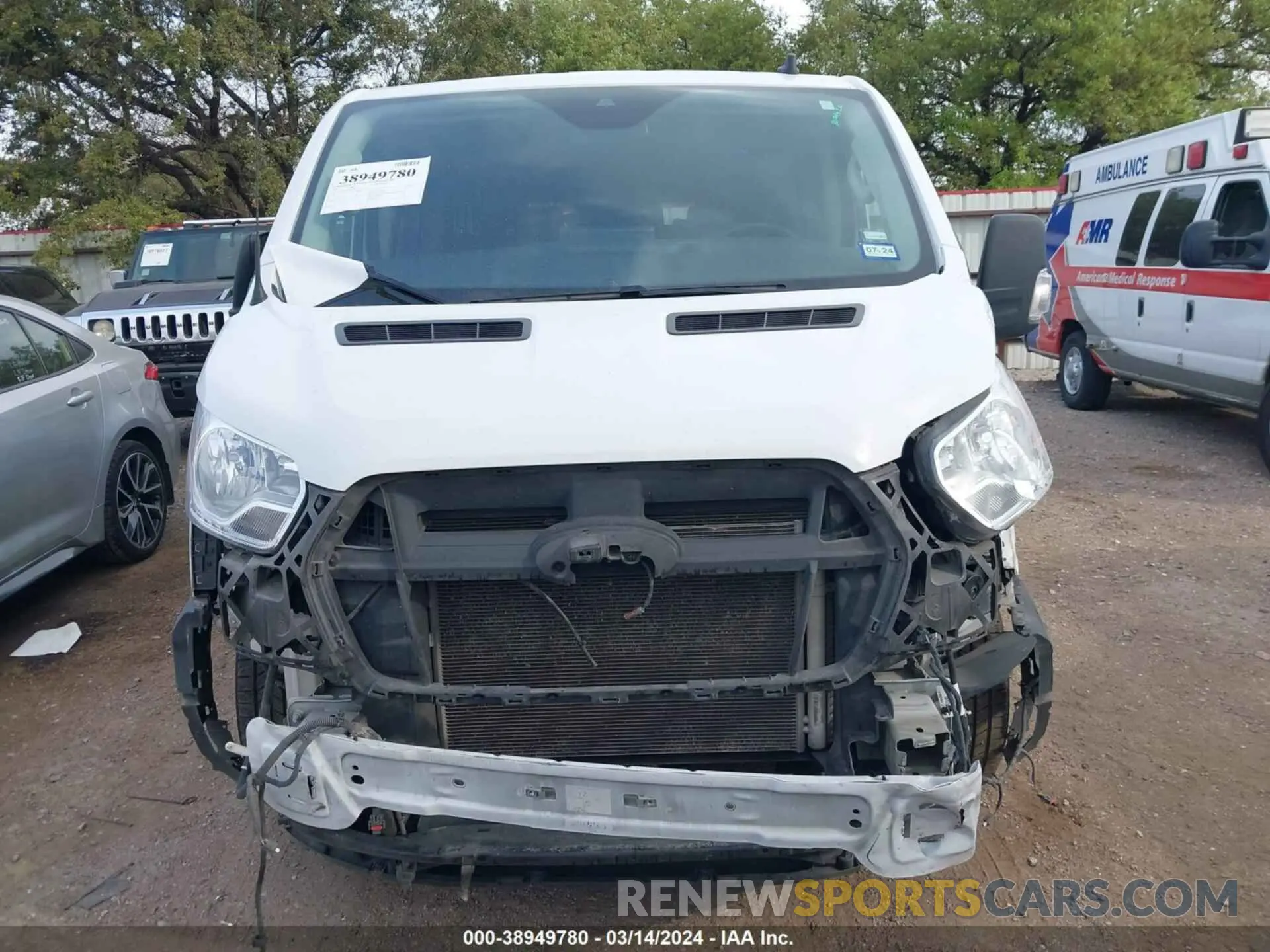 13 Photograph of a damaged car 1FBAX2Y86NKA79079 FORD TRANSIT-350 PASSENGER VAN 2022