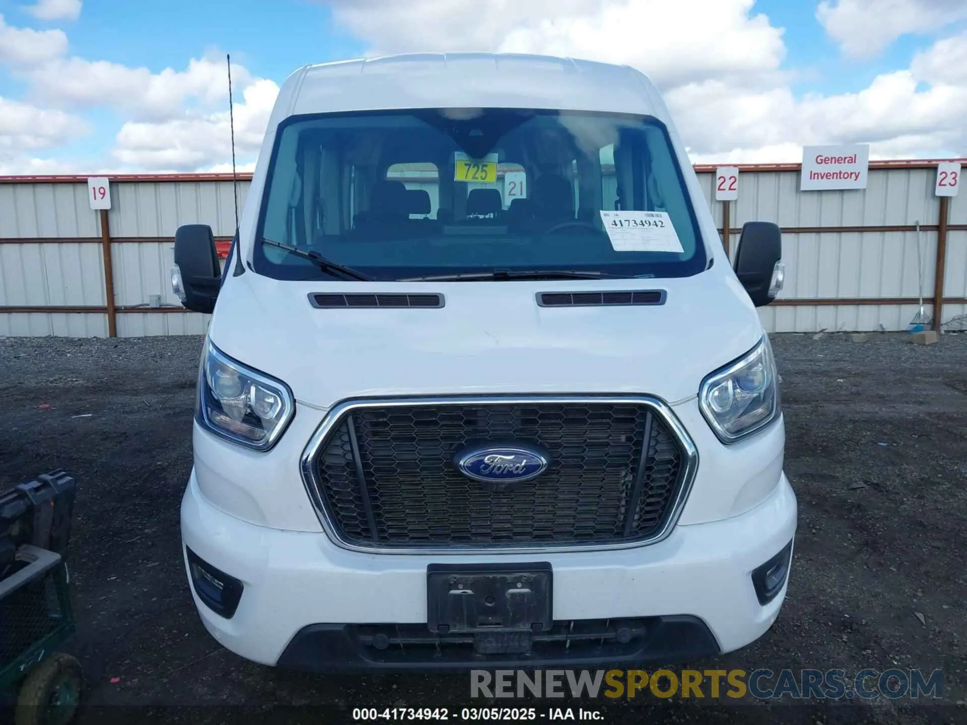 12 Фотография поврежденного автомобиля 1FBAX2C82PKB28840 FORD TRANSIT-350 PASSENGER VAN 2023