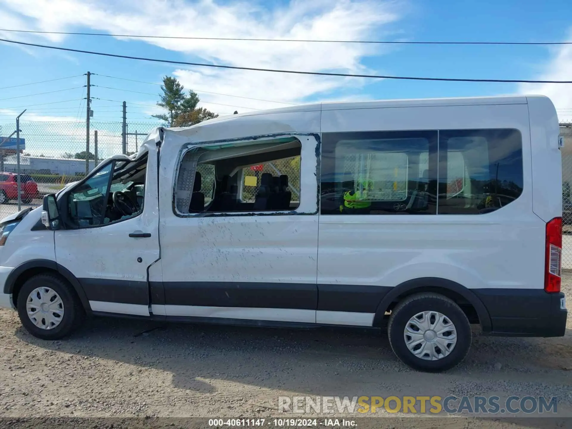 14 Photograph of a damaged car 1FBAX2CG0PKB68650 FORD TRANSIT-350 PASSENGER VAN 2023