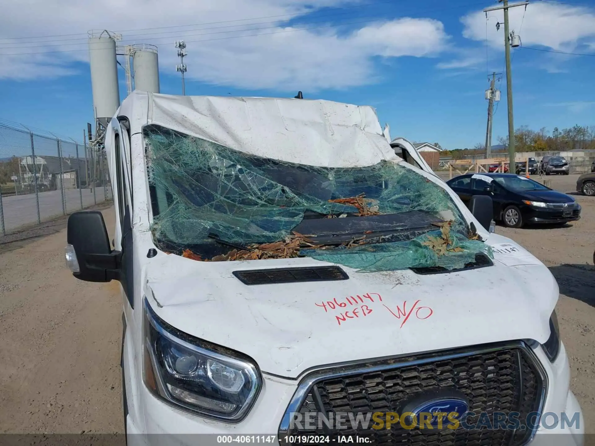 6 Photograph of a damaged car 1FBAX2CG0PKB68650 FORD TRANSIT-350 PASSENGER VAN 2023
