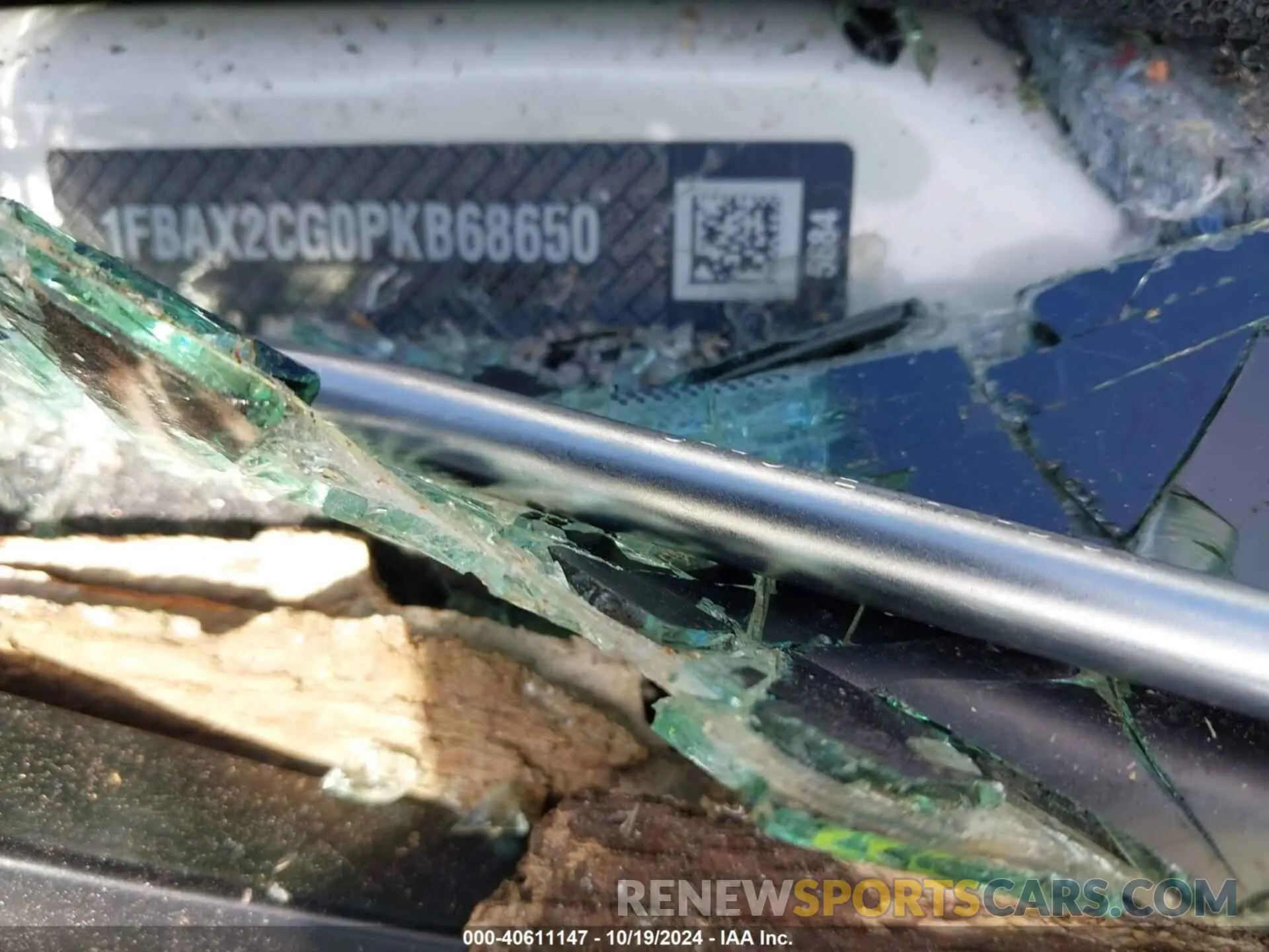9 Photograph of a damaged car 1FBAX2CG0PKB68650 FORD TRANSIT-350 PASSENGER VAN 2023