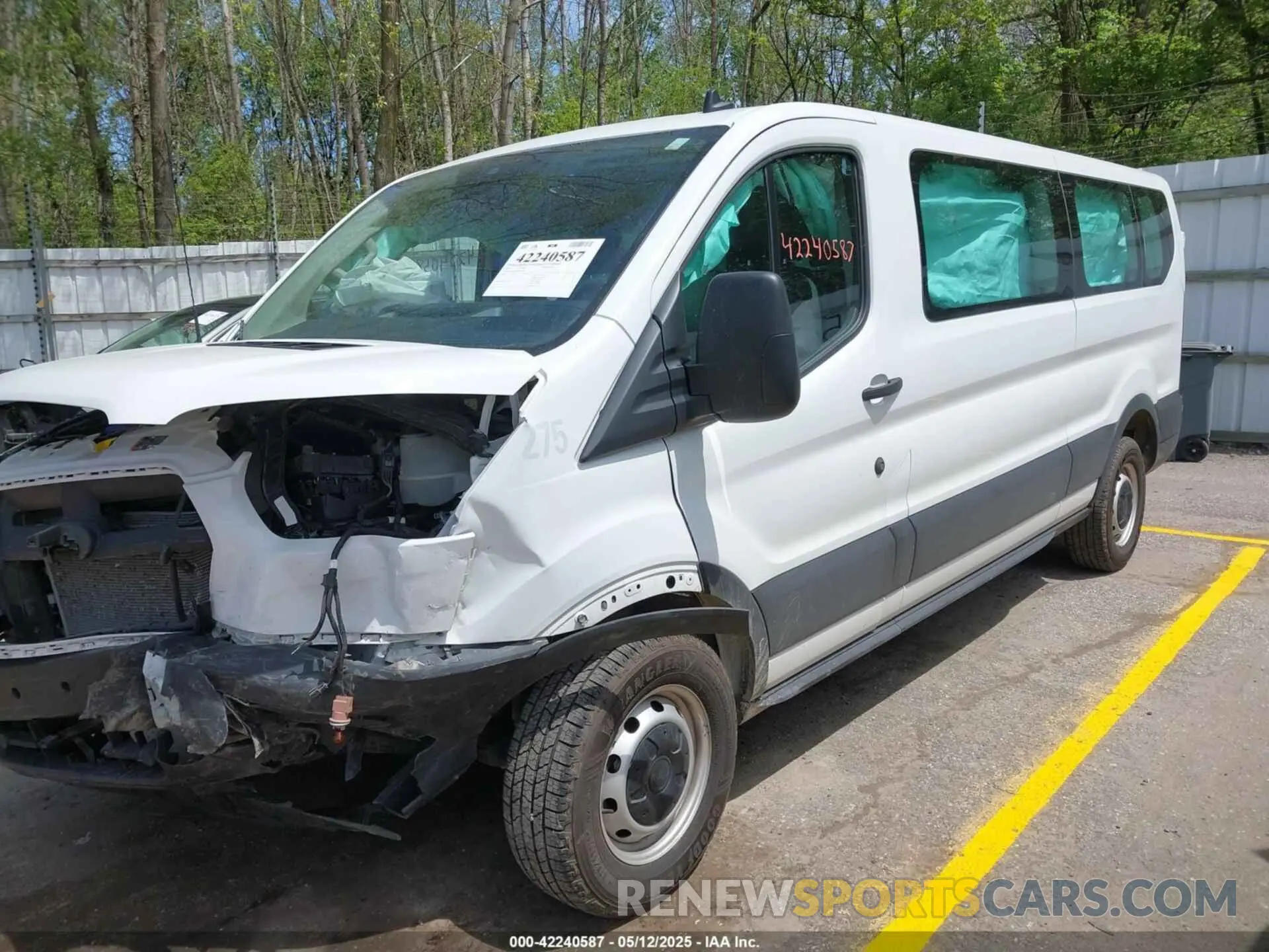 2 Фотография поврежденного автомобиля 1FBAX2Y82PKA55722 FORD TRANSIT-350 PASSENGER VAN 2023