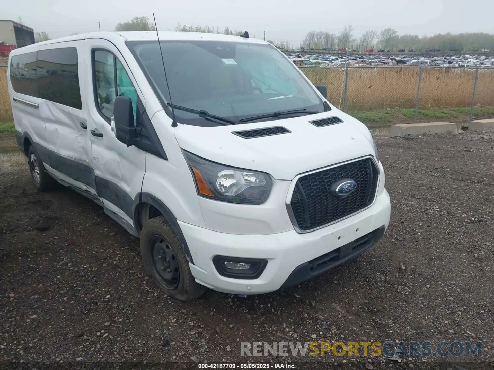 1 Photograph of a damaged car 1FBAX2YG1PKA92302 FORD TRANSIT-350 PASSENGER VAN 2023