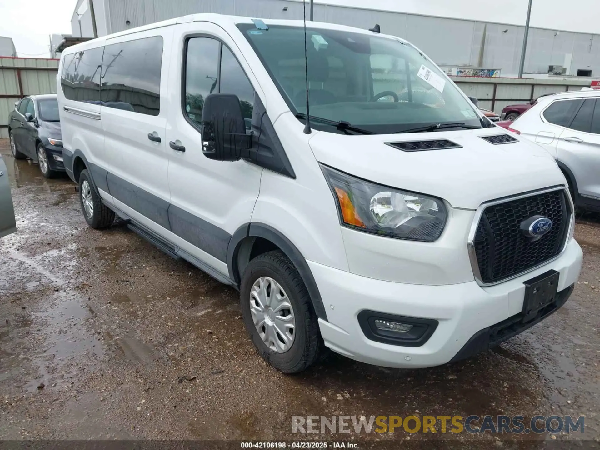 1 Photograph of a damaged car 1FBAX2YG2PKA91028 FORD TRANSIT-350 PASSENGER VAN 2023