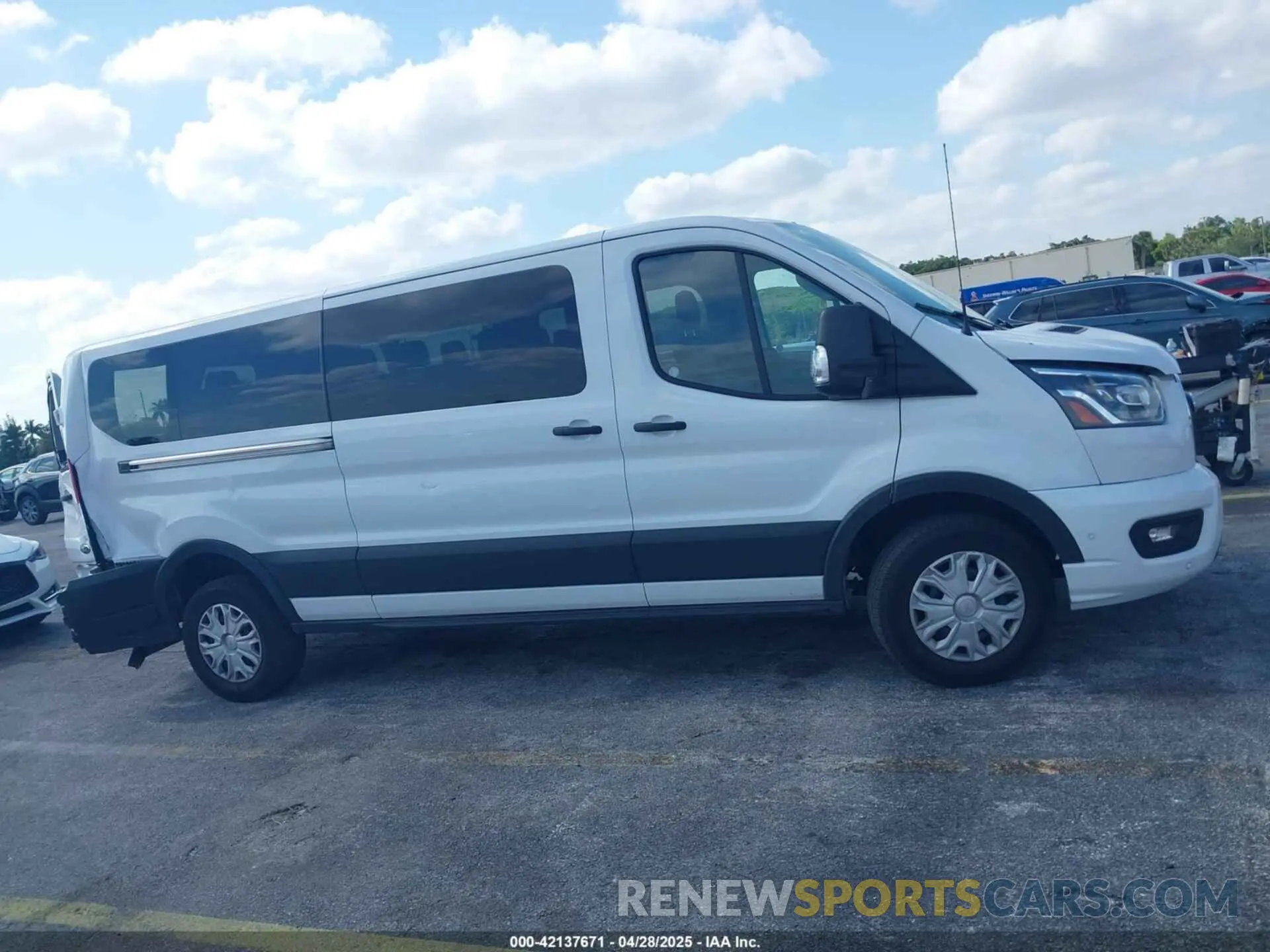 13 Фотография поврежденного автомобиля 1FBAX2YG6PKB08879 FORD TRANSIT-350 PASSENGER VAN 2023