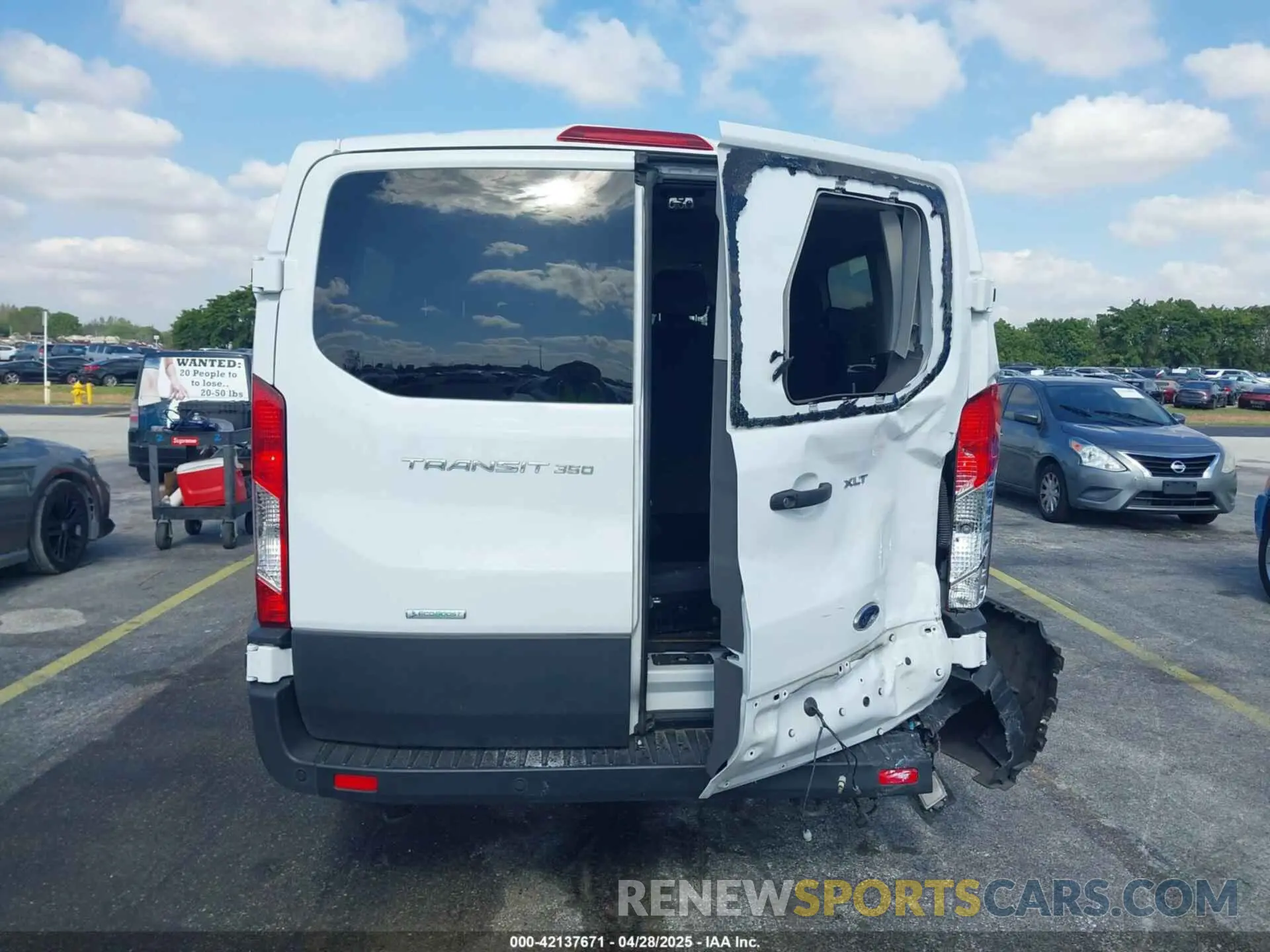 16 Фотография поврежденного автомобиля 1FBAX2YG6PKB08879 FORD TRANSIT-350 PASSENGER VAN 2023