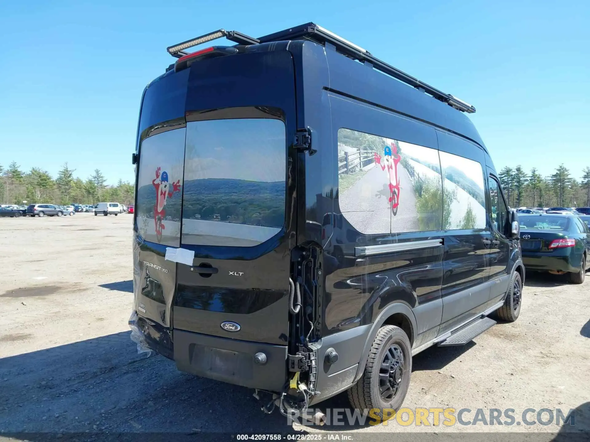 4 Фотография поврежденного автомобиля 1FBAX9XG7PKA21972 FORD TRANSIT-350 PASSENGER VAN 2023