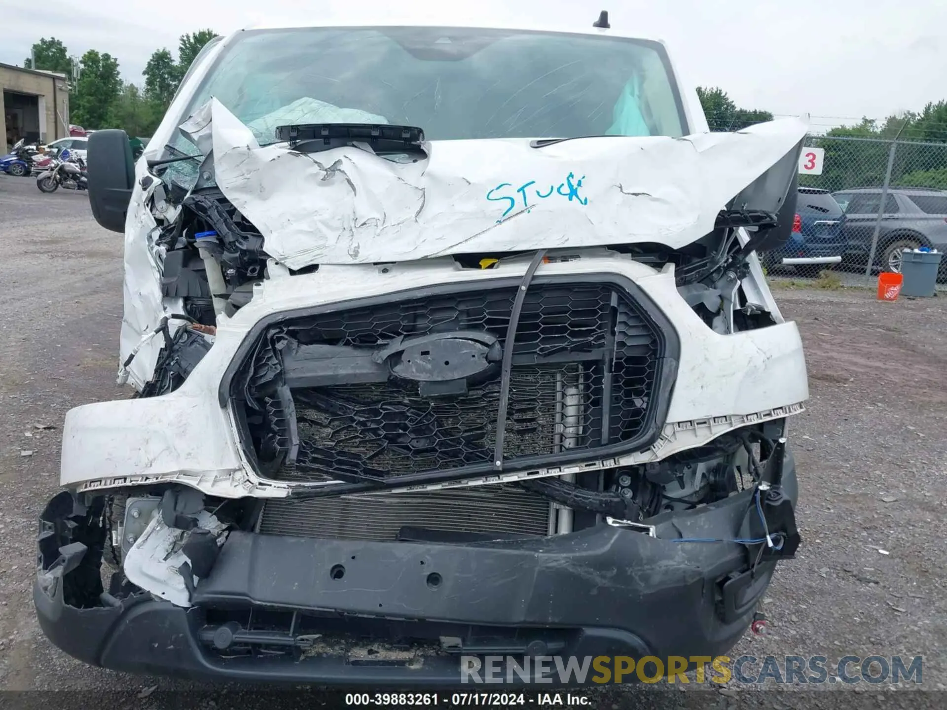 6 Photograph of a damaged car 1FBAX9Y83PKC08567 FORD TRANSIT-350 PASSENGER VAN 2023