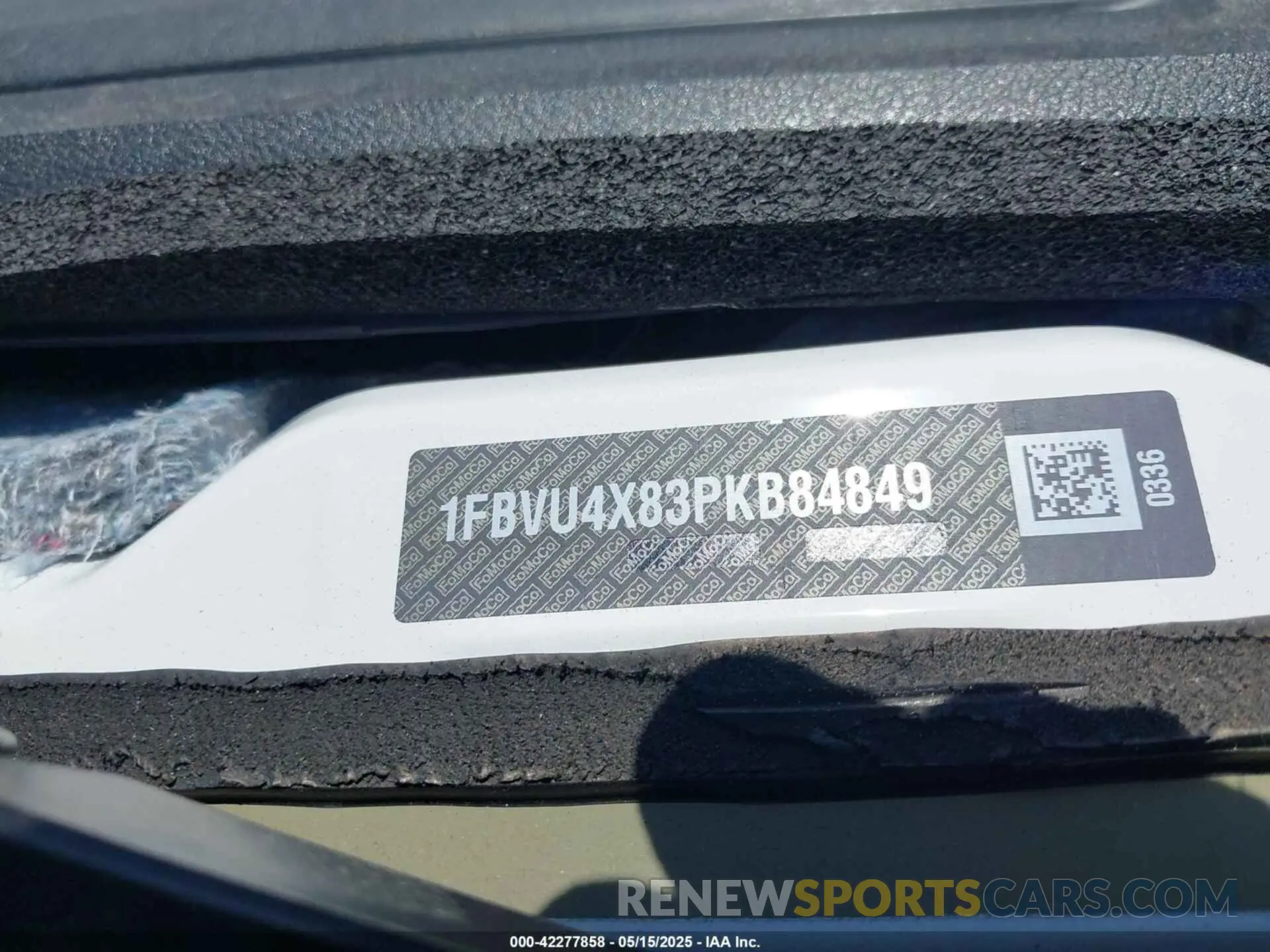 9 Фотография поврежденного автомобиля 1FBVU4X83PKB84849 FORD TRANSIT-350 PASSENGER VAN 2023