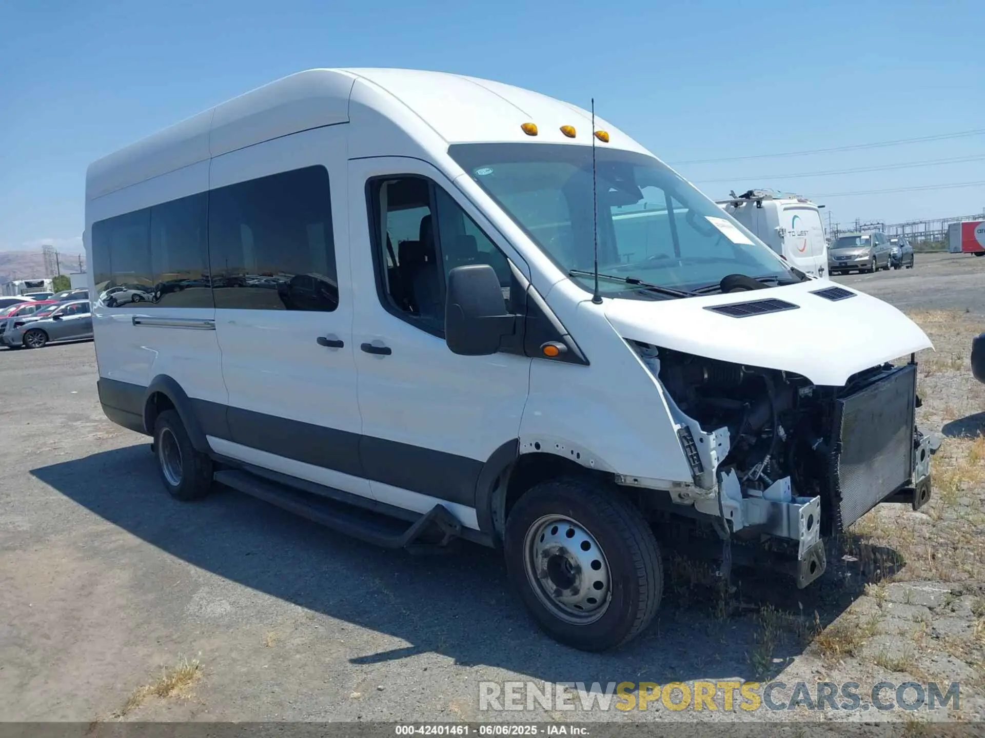 1 Photograph of a damaged car 1FBVU4X86PKB82738 FORD TRANSIT-350 PASSENGER VAN 2023