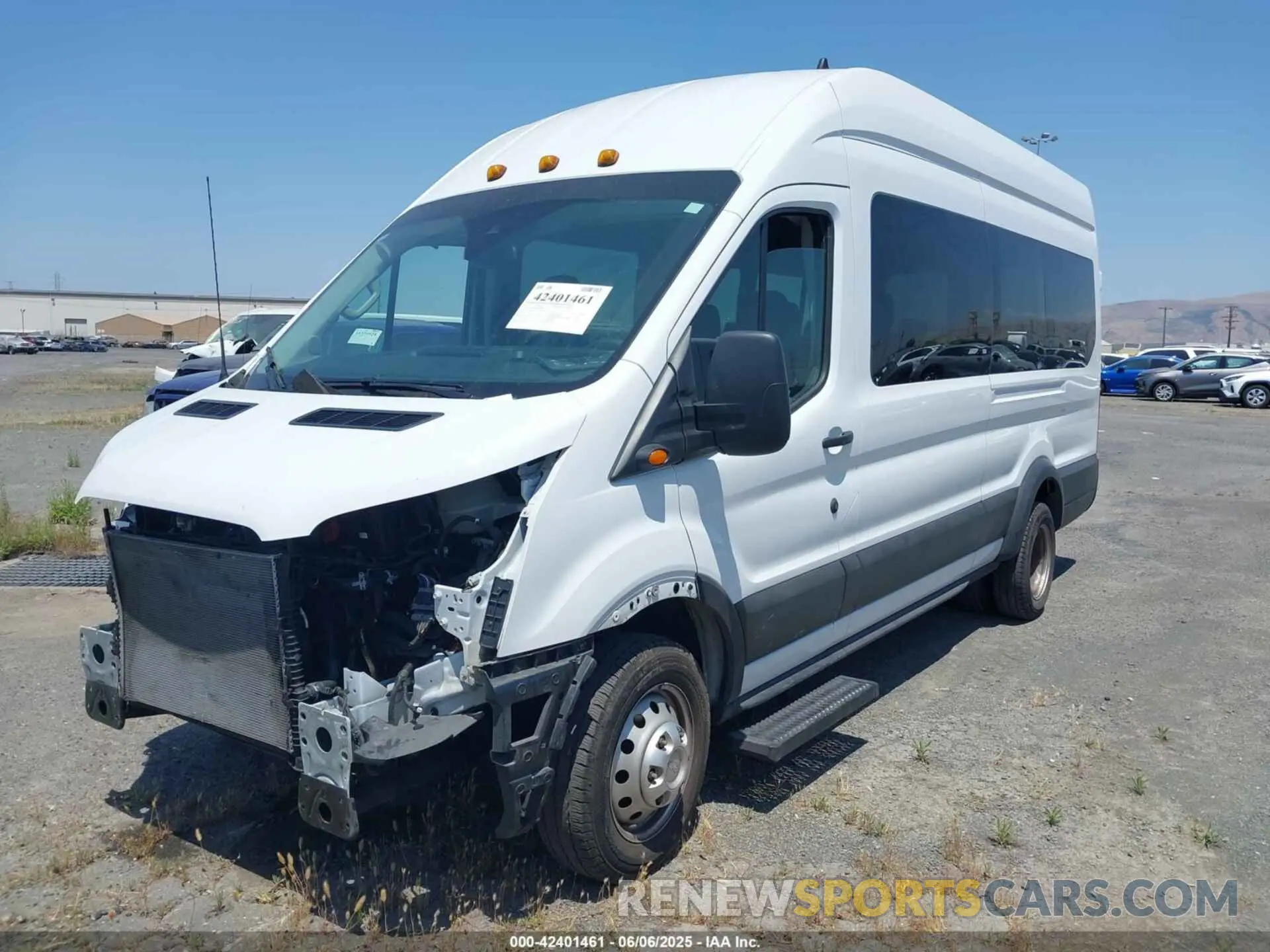 2 Photograph of a damaged car 1FBVU4X86PKB82738 FORD TRANSIT-350 PASSENGER VAN 2023