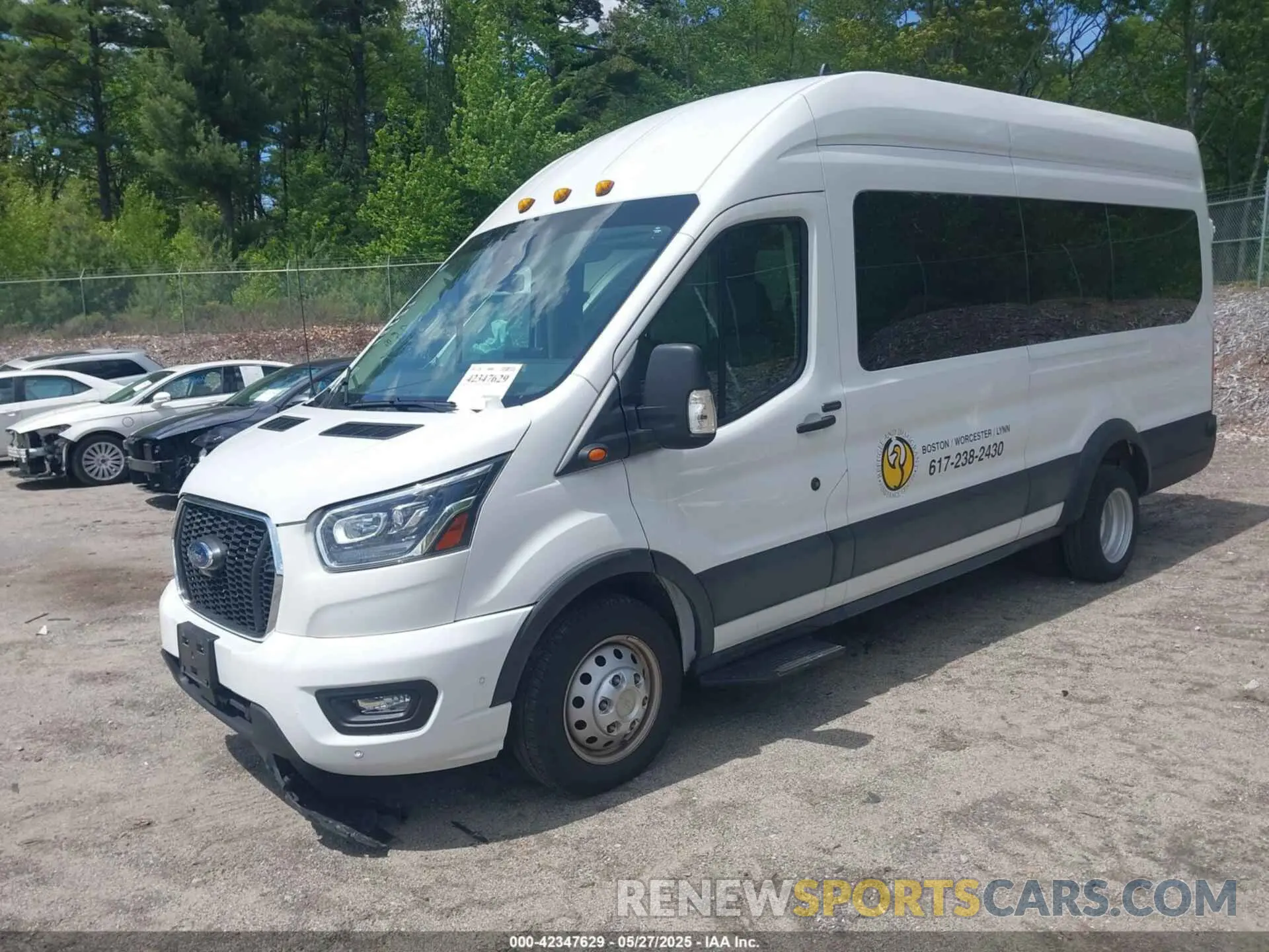 2 Photograph of a damaged car 1FBVU4X8XPKB18931 FORD TRANSIT-350 PASSENGER VAN 2023