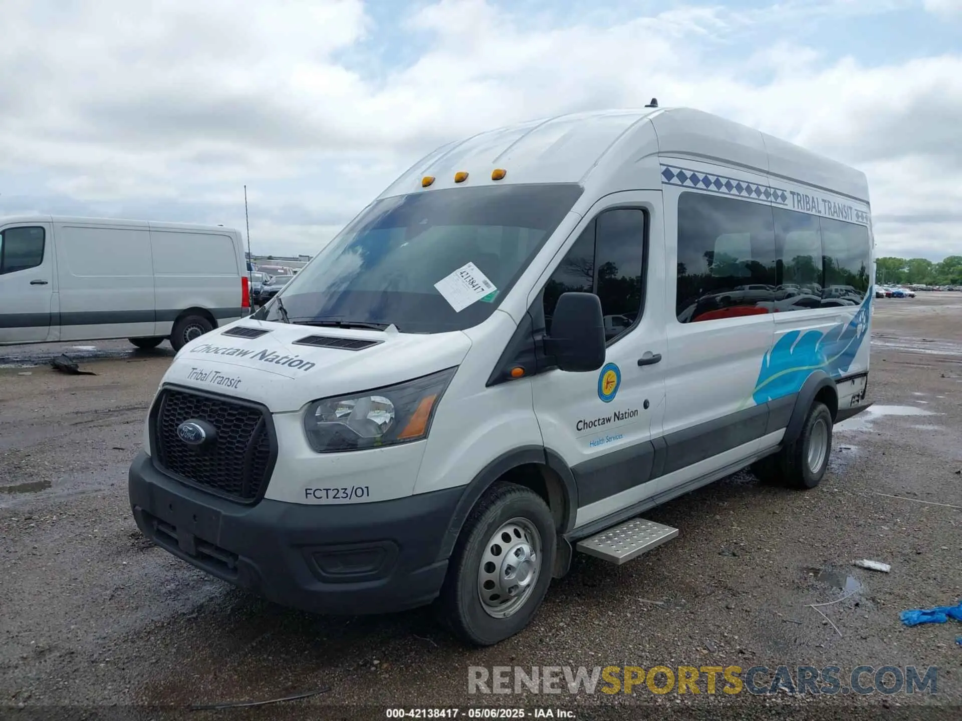 2 Photograph of a damaged car 1FDVU5XG0PKB93819 FORD TRANSIT-350 PASSENGER VAN 2023