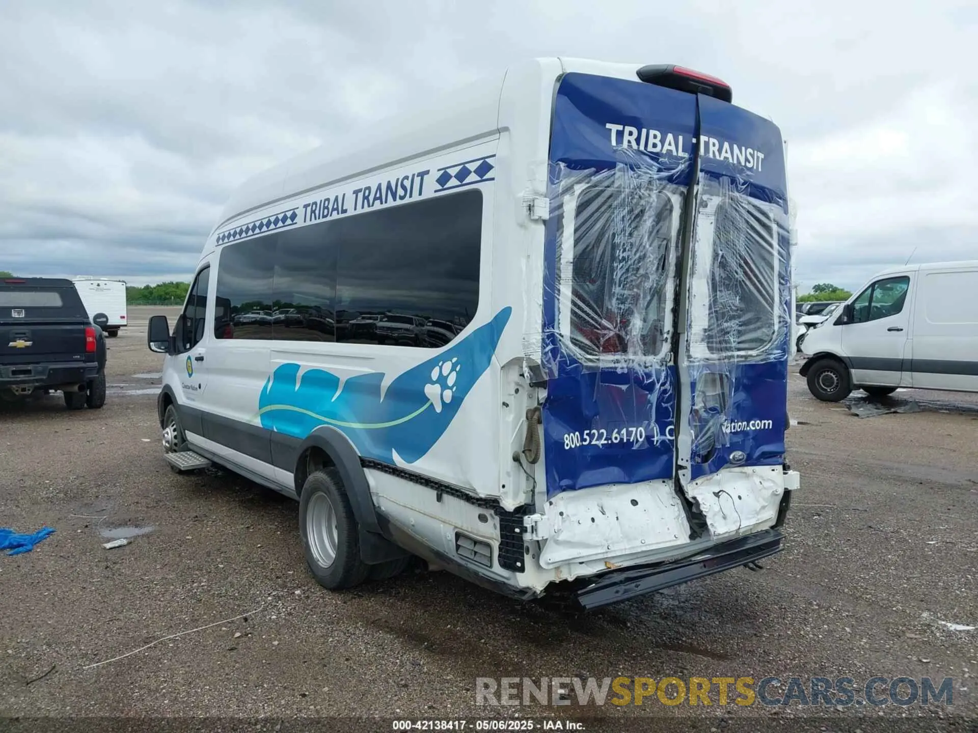 3 Photograph of a damaged car 1FDVU5XG0PKB93819 FORD TRANSIT-350 PASSENGER VAN 2023