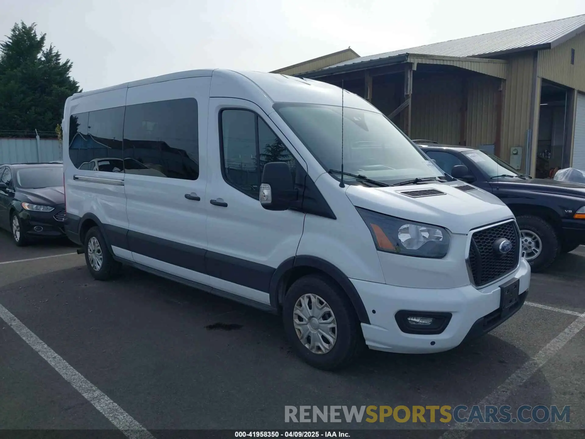 1 Photograph of a damaged car 1FBAX2C83RKA51950 FORD TRANSIT-350 PASSENGER VAN 2024