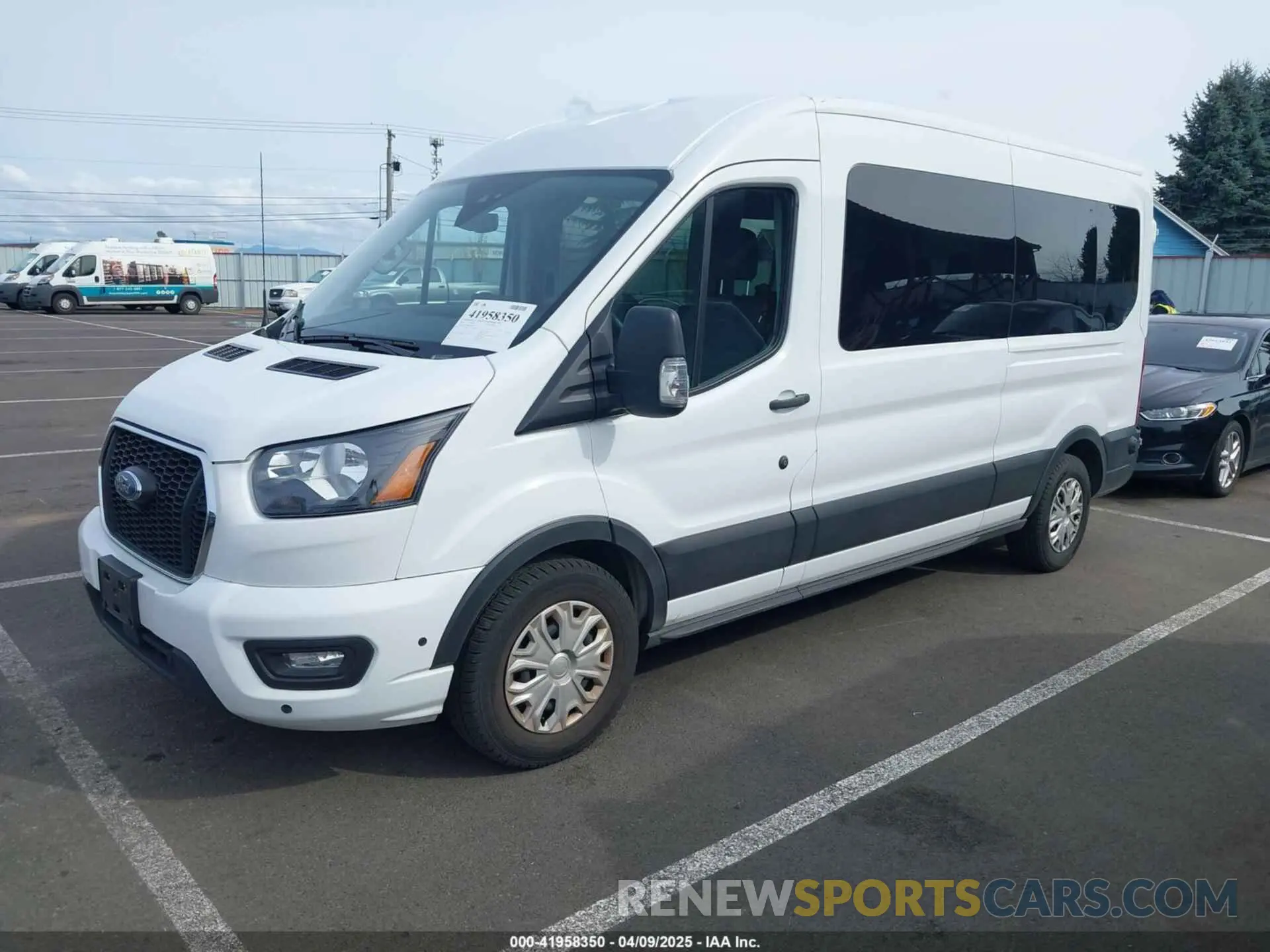 2 Photograph of a damaged car 1FBAX2C83RKA51950 FORD TRANSIT-350 PASSENGER VAN 2024