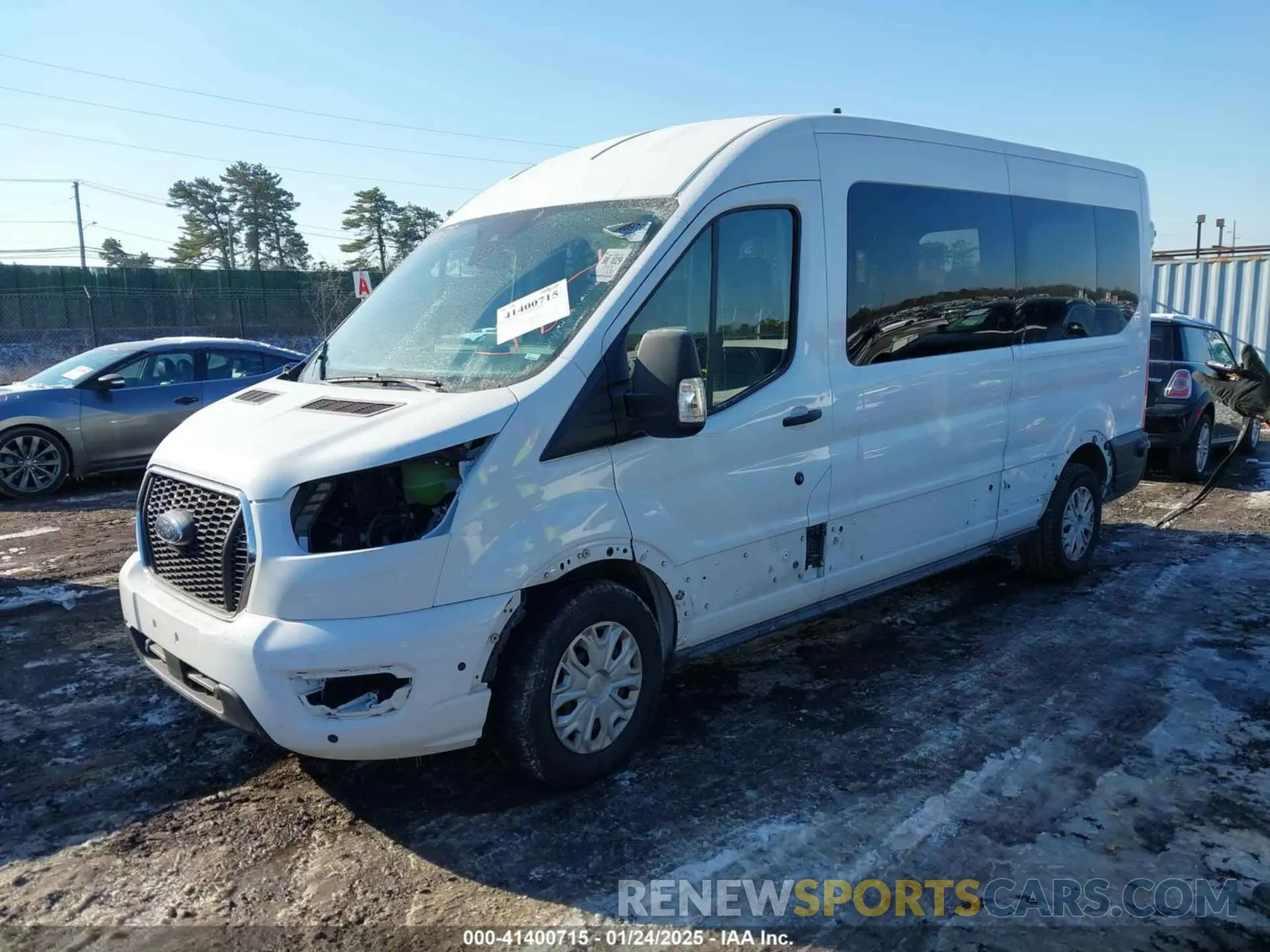 2 Photograph of a damaged car 1FBAX2C85RKA16018 FORD TRANSIT-350 PASSENGER VAN 2024