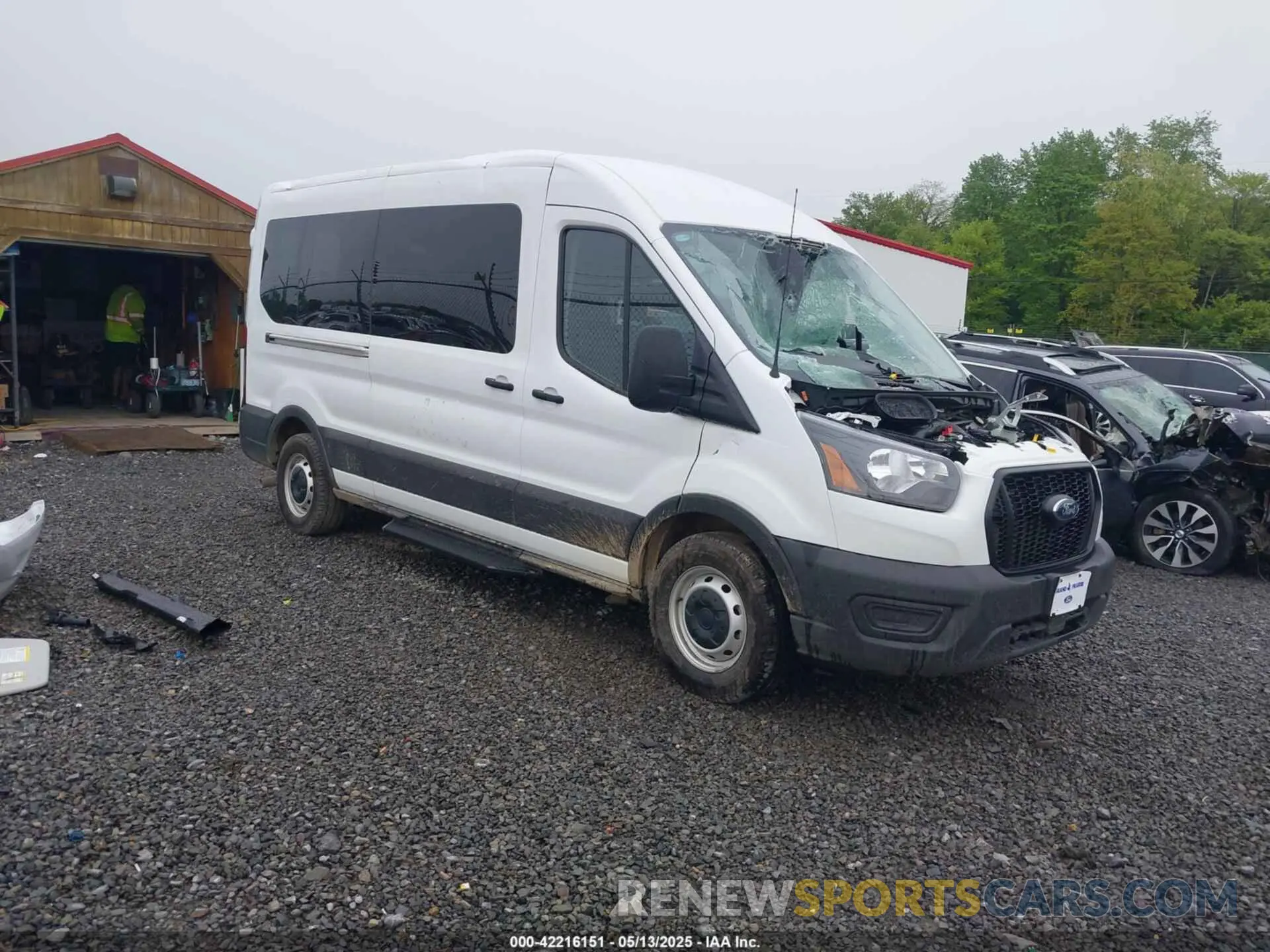 1 Photograph of a damaged car 1FBAX2C89RKB89363 FORD TRANSIT-350 PASSENGER VAN 2024