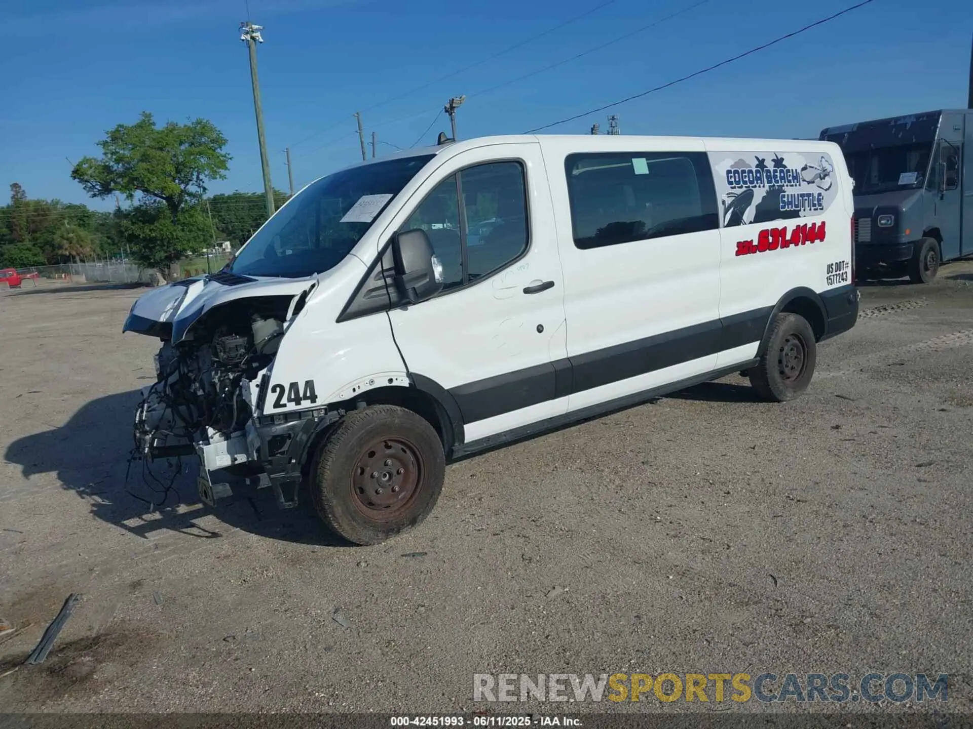 2 Photograph of a damaged car 1FBAX2Y80RKA01886 FORD TRANSIT-350 PASSENGER VAN 2024